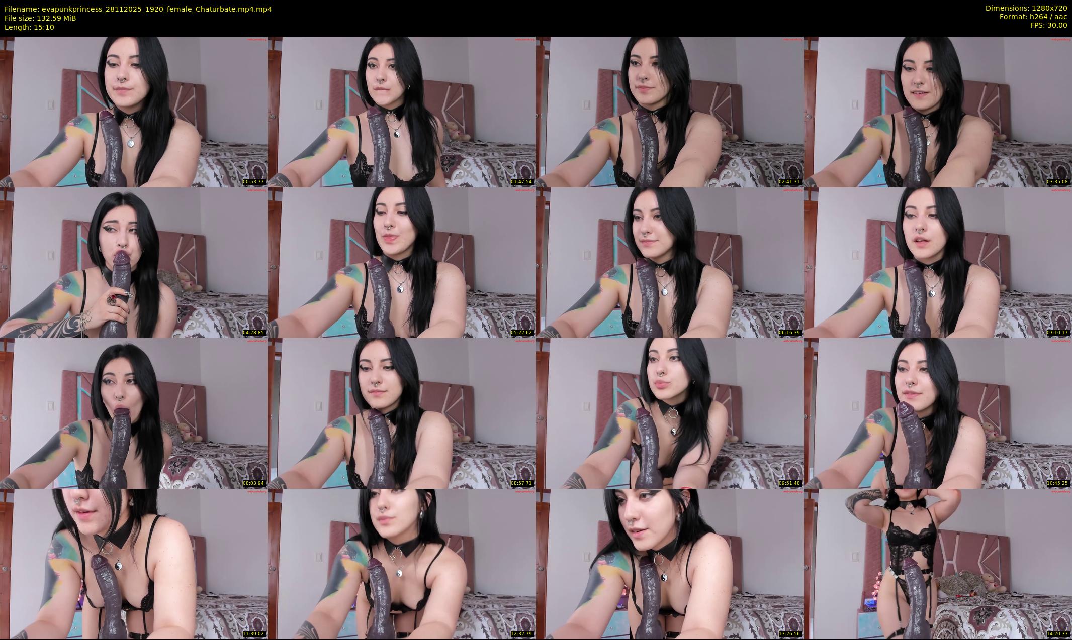 evapunkprincess — 16 minute Chaturbate female cam show recording, 720p, Nov 28, 2025