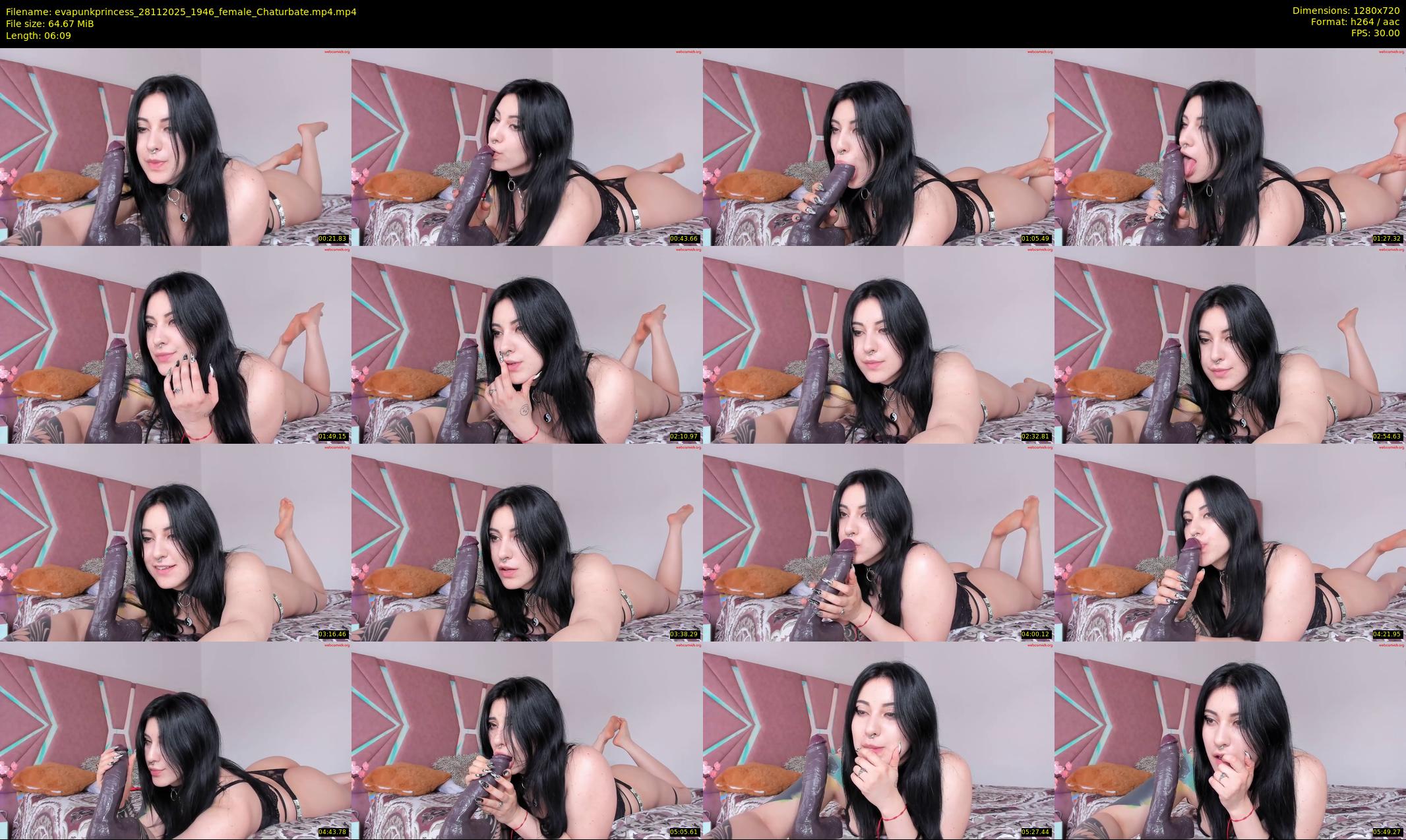 evapunkprincess — 7 minute Chaturbate female cam show recording, 720p, Nov 28, 2025
