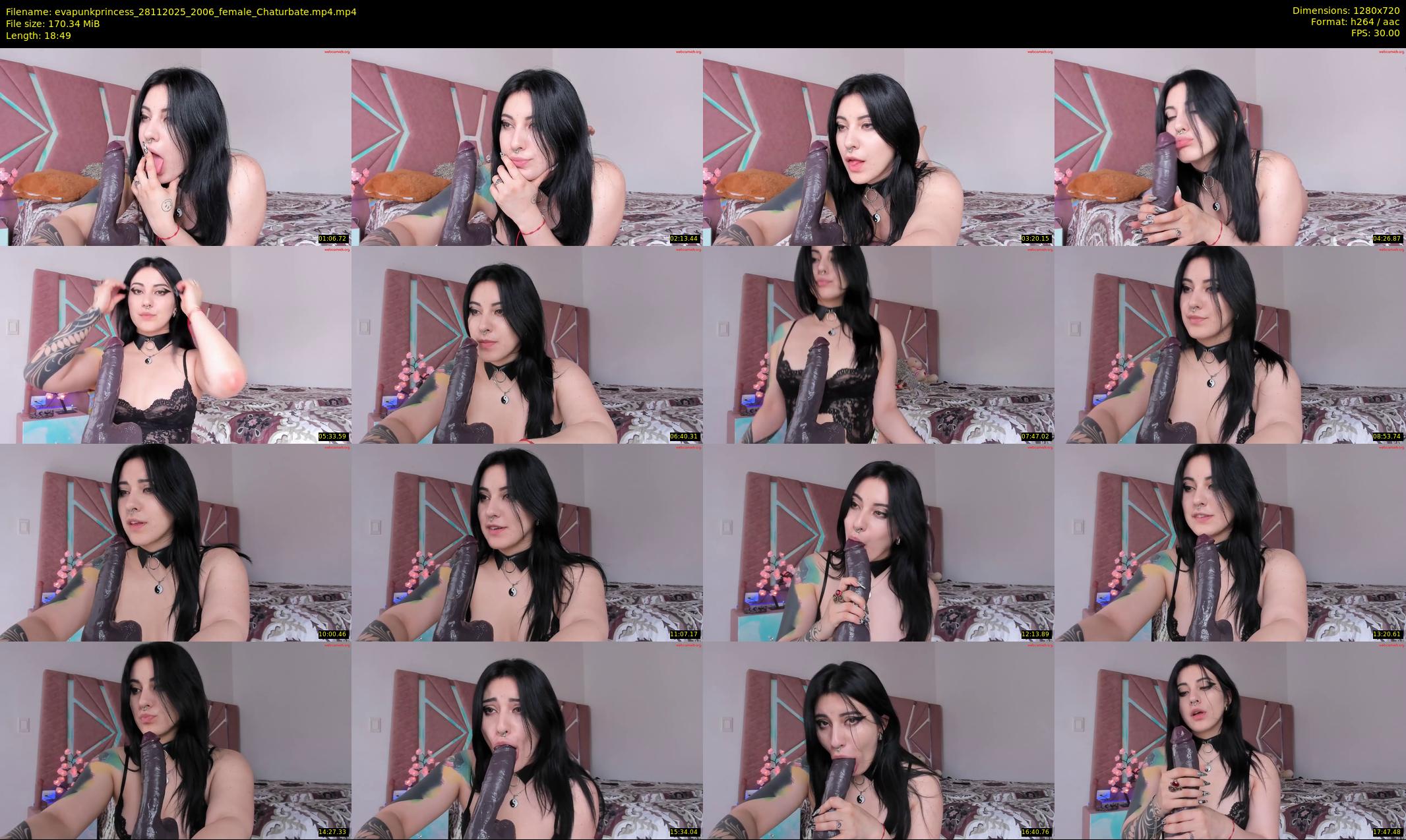 evapunkprincess — 19 minute Chaturbate female cam show recording, 720p, Nov 28, 2025