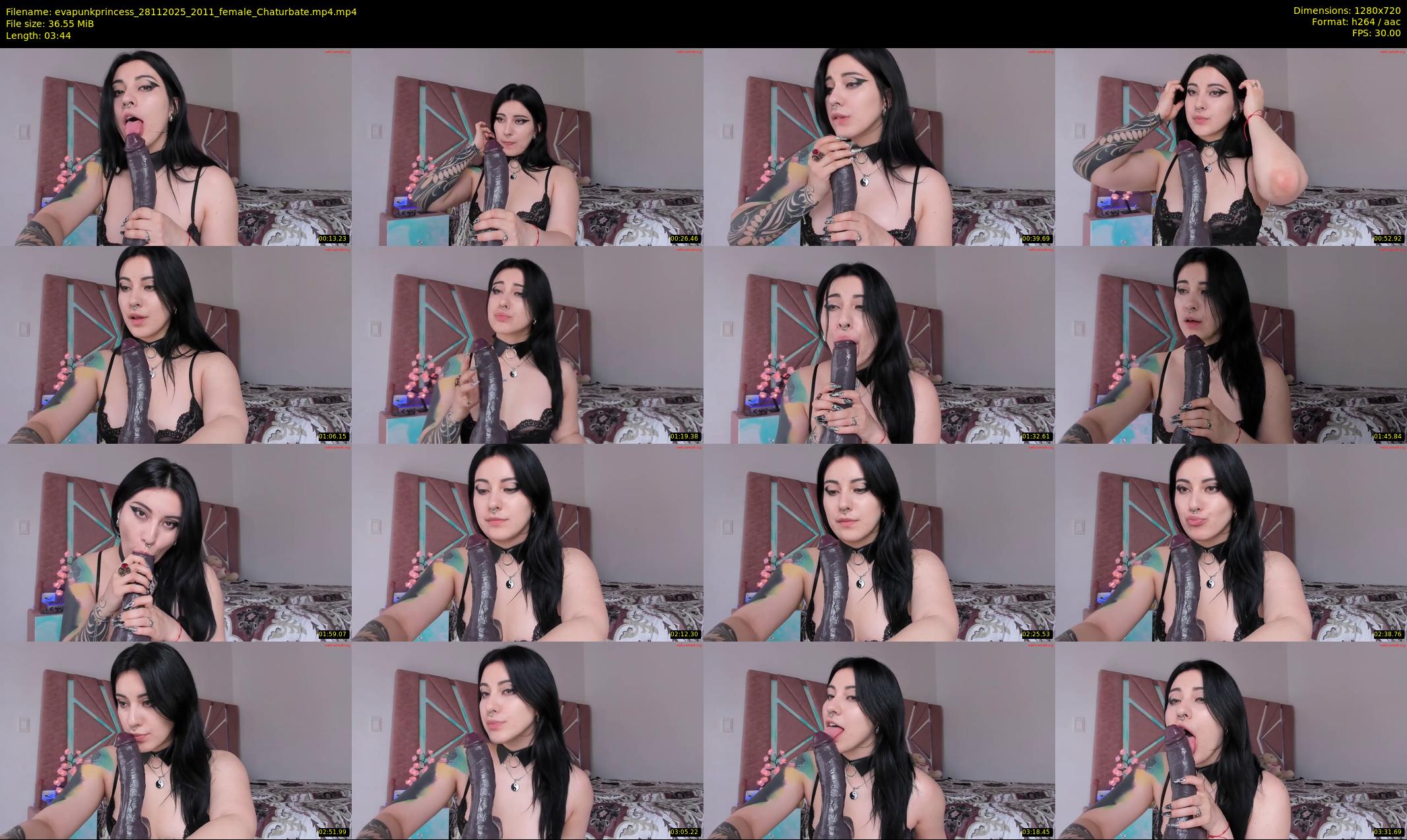 evapunkprincess — 4 minute Chaturbate female cam show recording, 720p, Nov 28, 2025