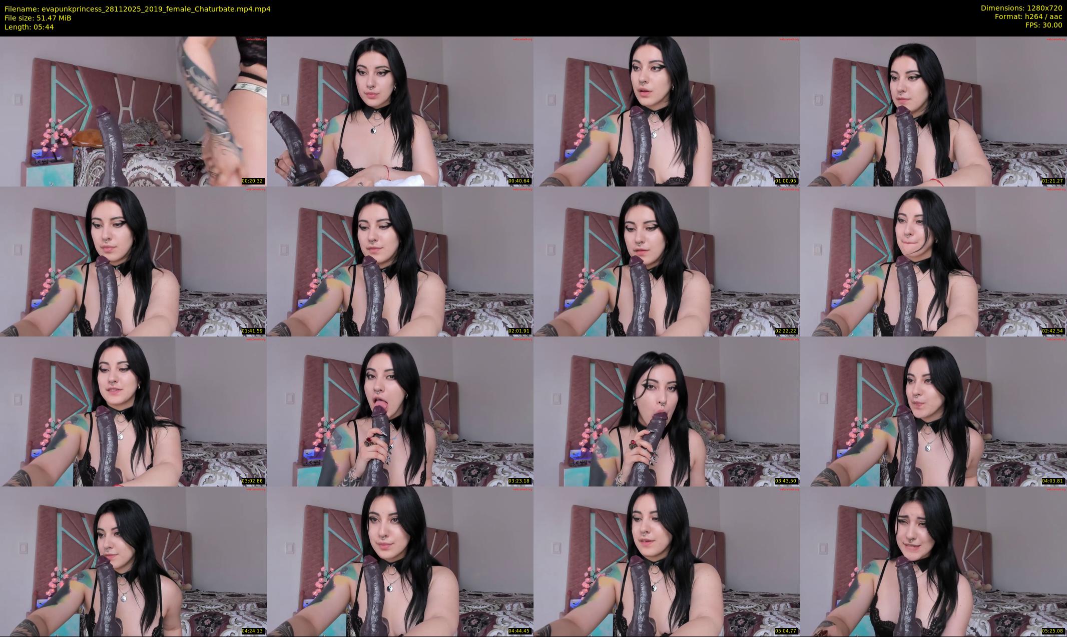 evapunkprincess — 6 minute Chaturbate female cam show recording, 720p, Nov 28, 2025