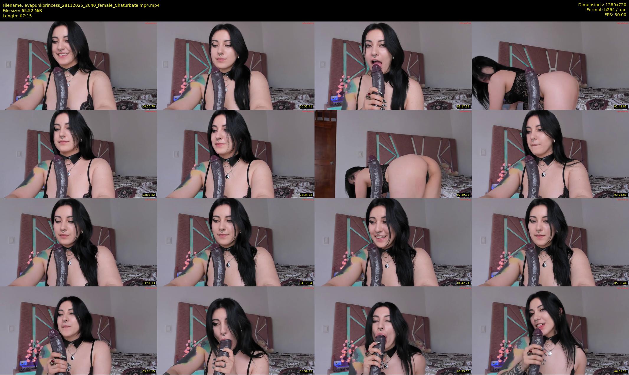 evapunkprincess — 8 minute Chaturbate female cam show recording, 720p, Nov 28, 2025