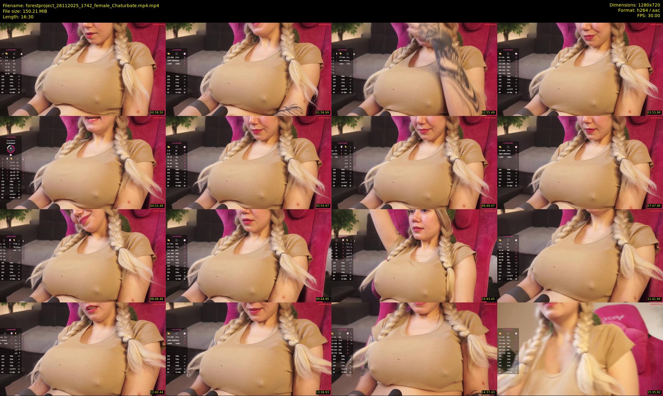 forestproject — 17 minute Chaturbate female cam show recording, 720p, Nov 28, 2025