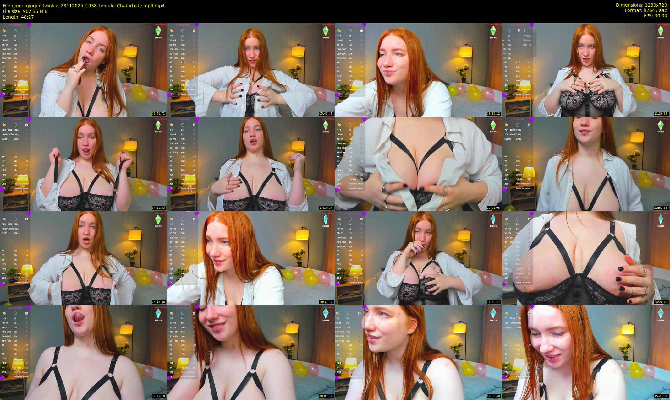 ginger_twinkle — 49 minute Chaturbate female cam show recording, 720p, Nov 28, 2025
