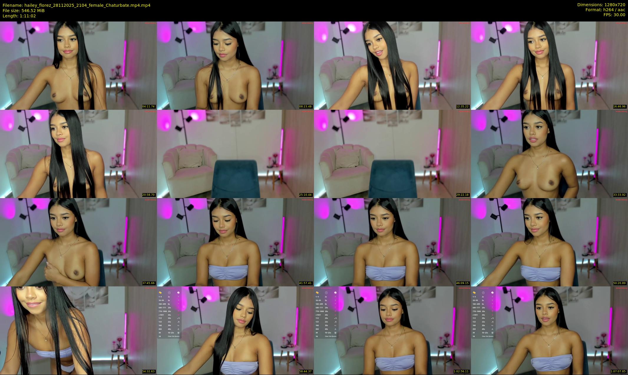 hailey_florez — 72 minute Chaturbate female cam show recording, 720p, Nov 28, 2025