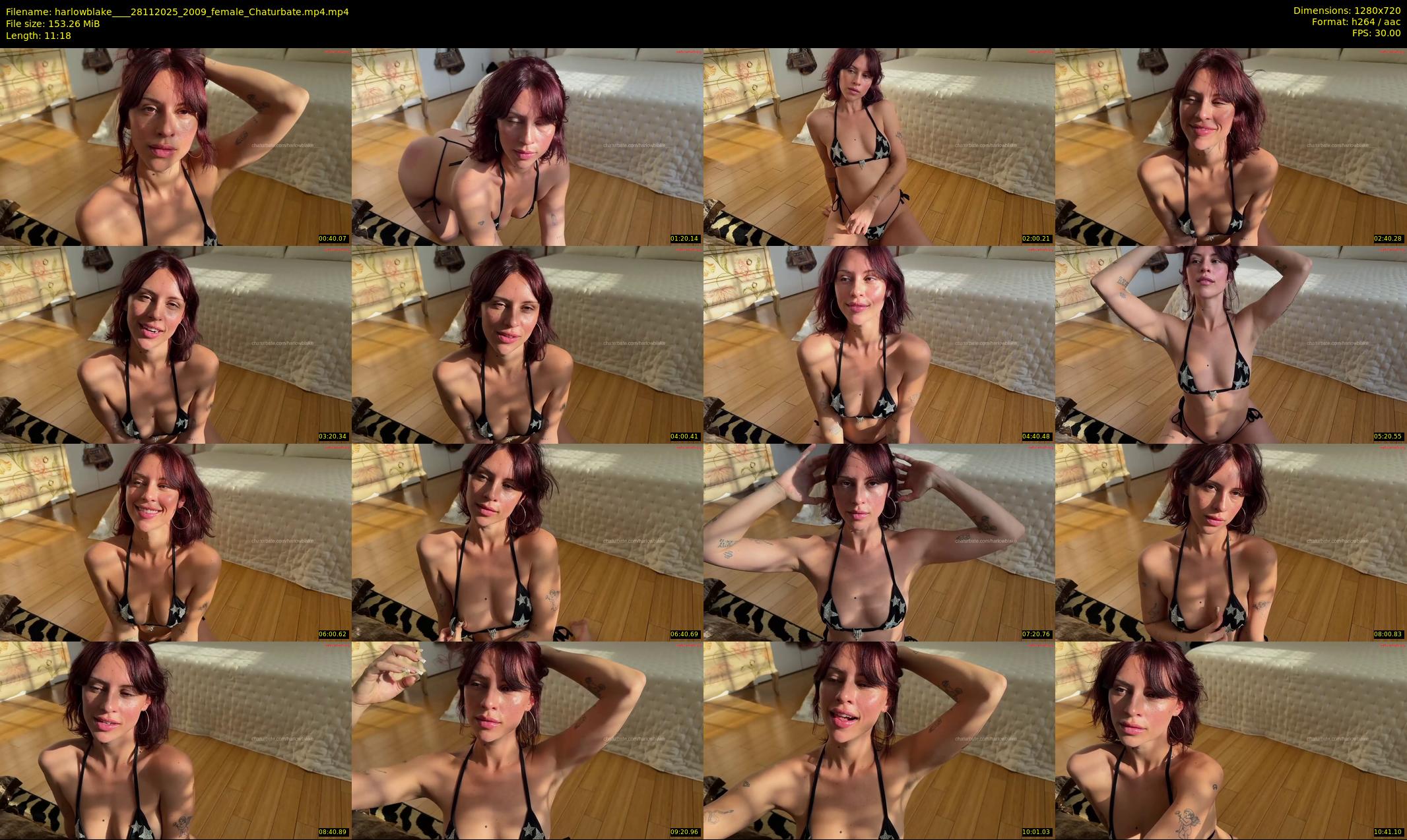 harlowblake___ — 12 minute Chaturbate female cam show recording, 720p, Nov 28, 2025
