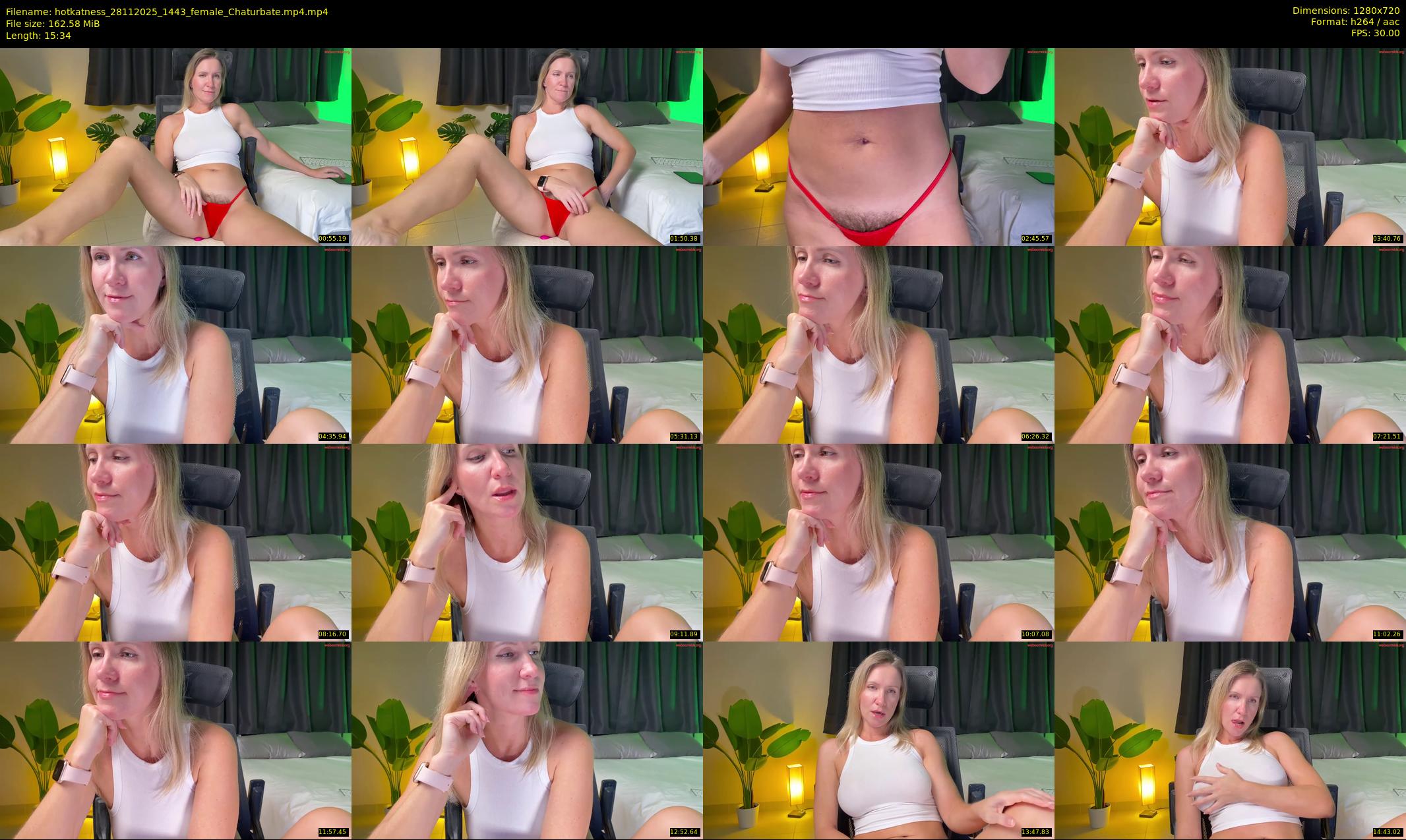 hotkatness — 16 minute Chaturbate female cam show recording, 720p, Nov 28, 2025