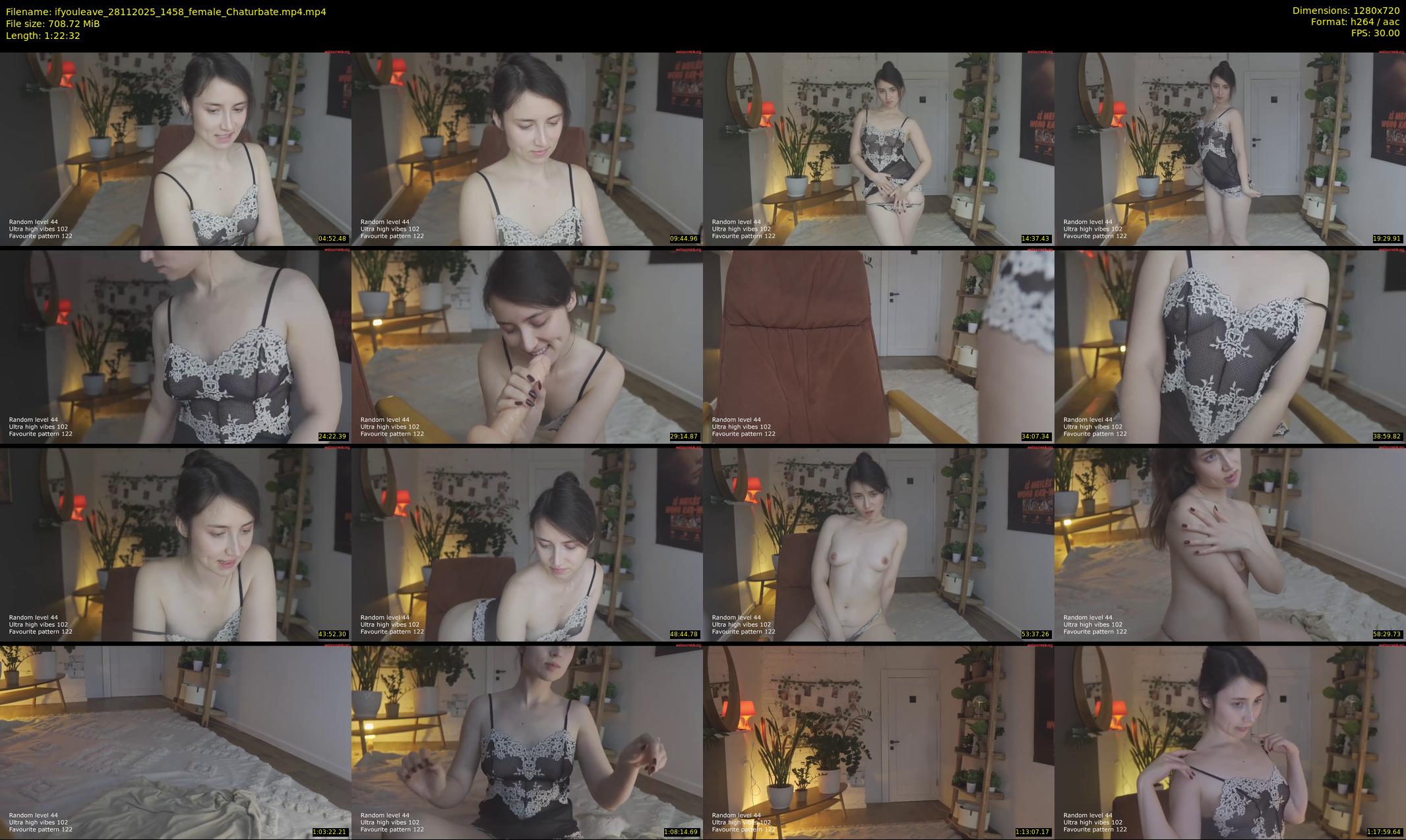 ifyouleave — 83 minute Chaturbate female cam show recording, 720p, Nov 28, 2025