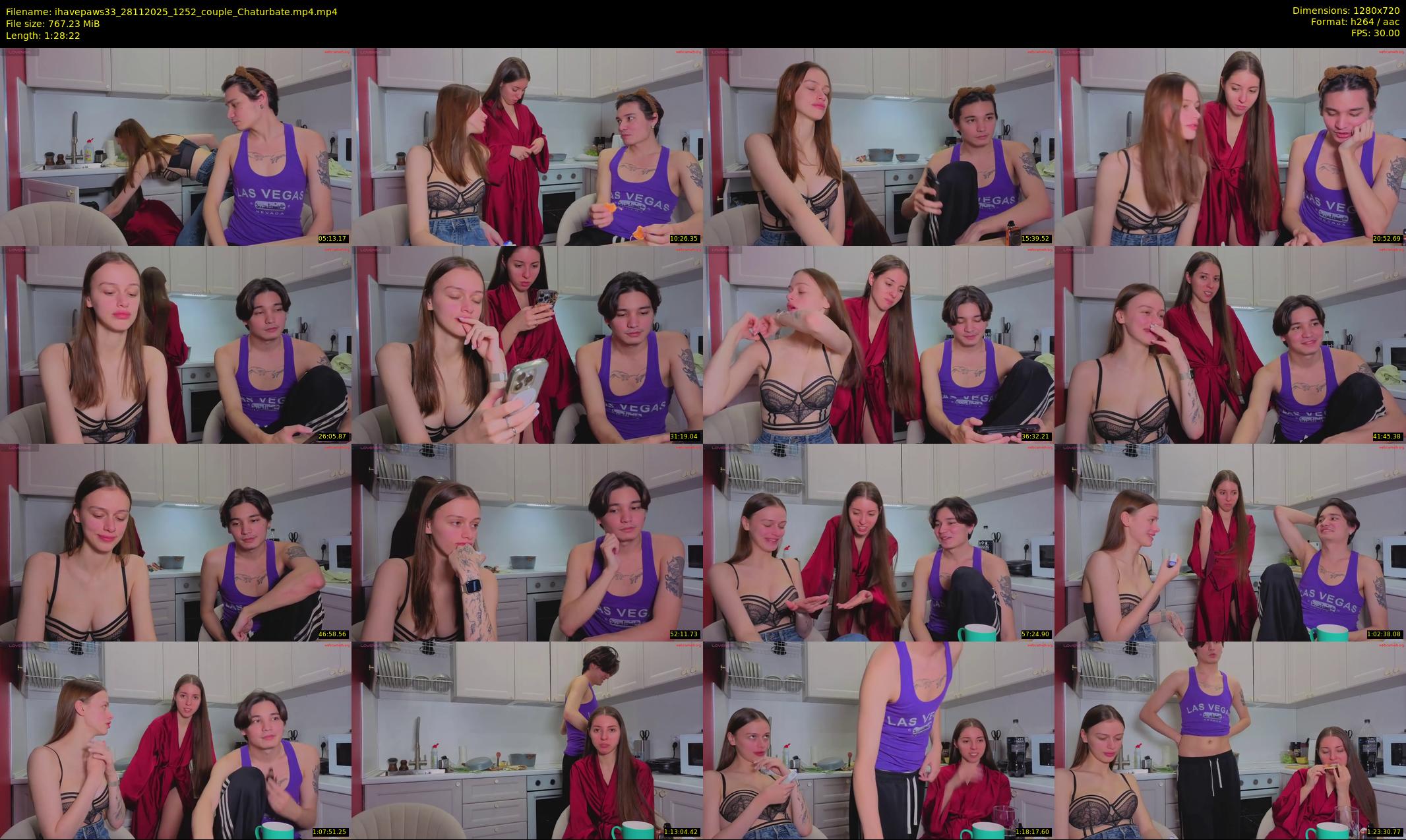 ihavepaws33 — 89 minute Chaturbate couple cam show recording, 720p, Nov 28, 2025
