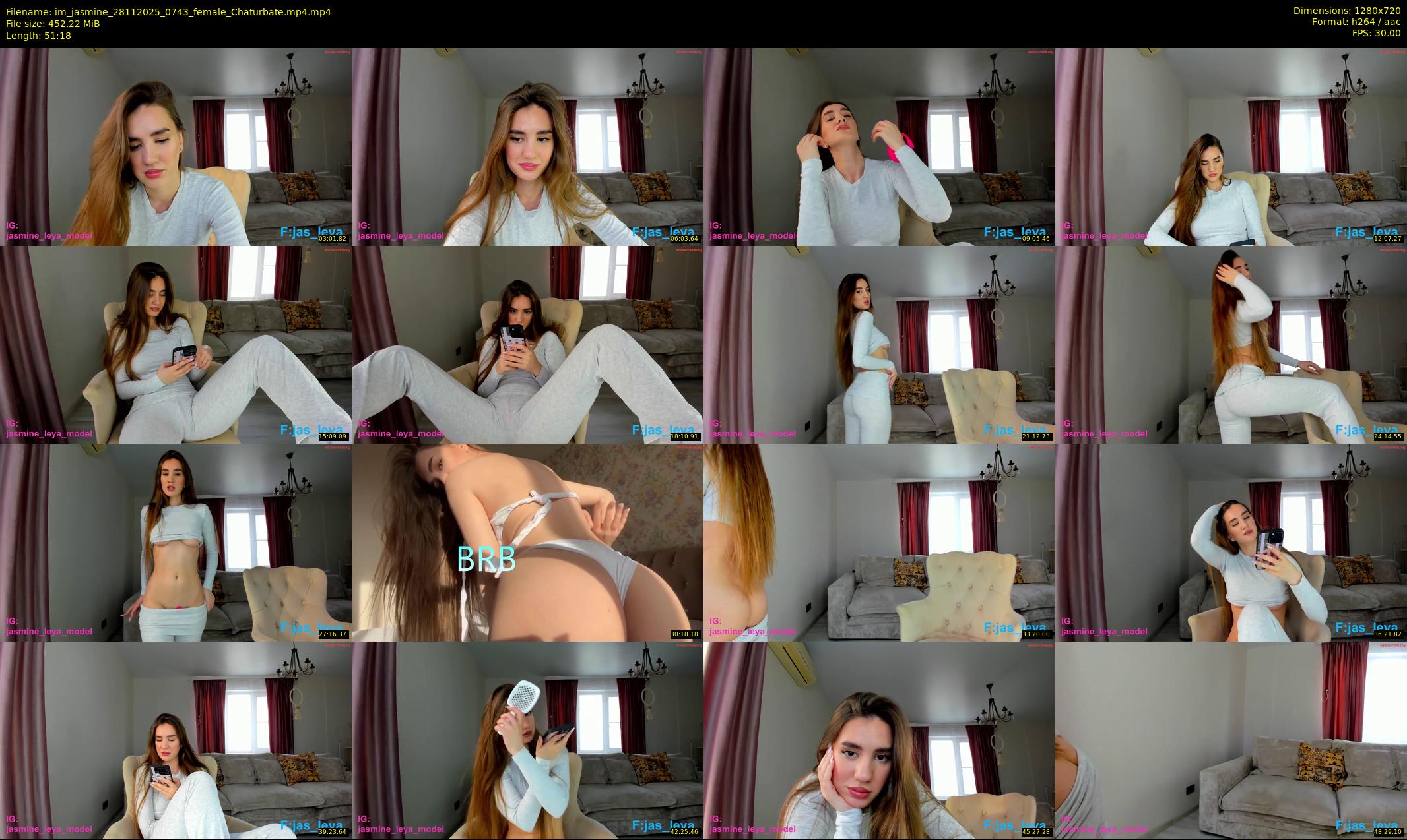 im_jasmine — 52 minute Chaturbate female cam show recording, 720p, Nov 28, 2025