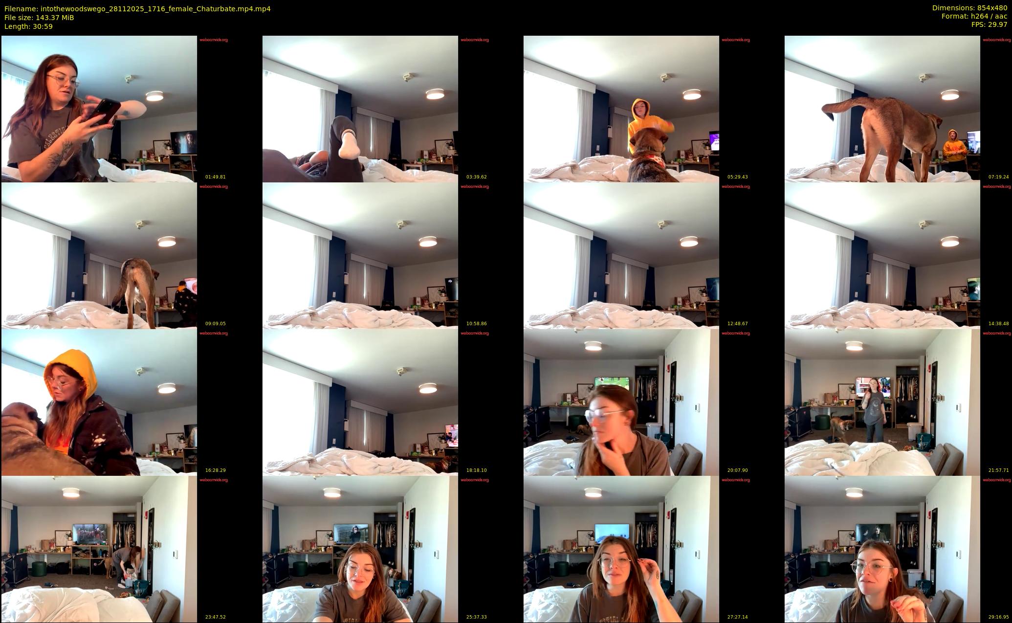 intothewoodswego — 31 minute Chaturbate female cam show recording, 480p, Nov 28, 2025