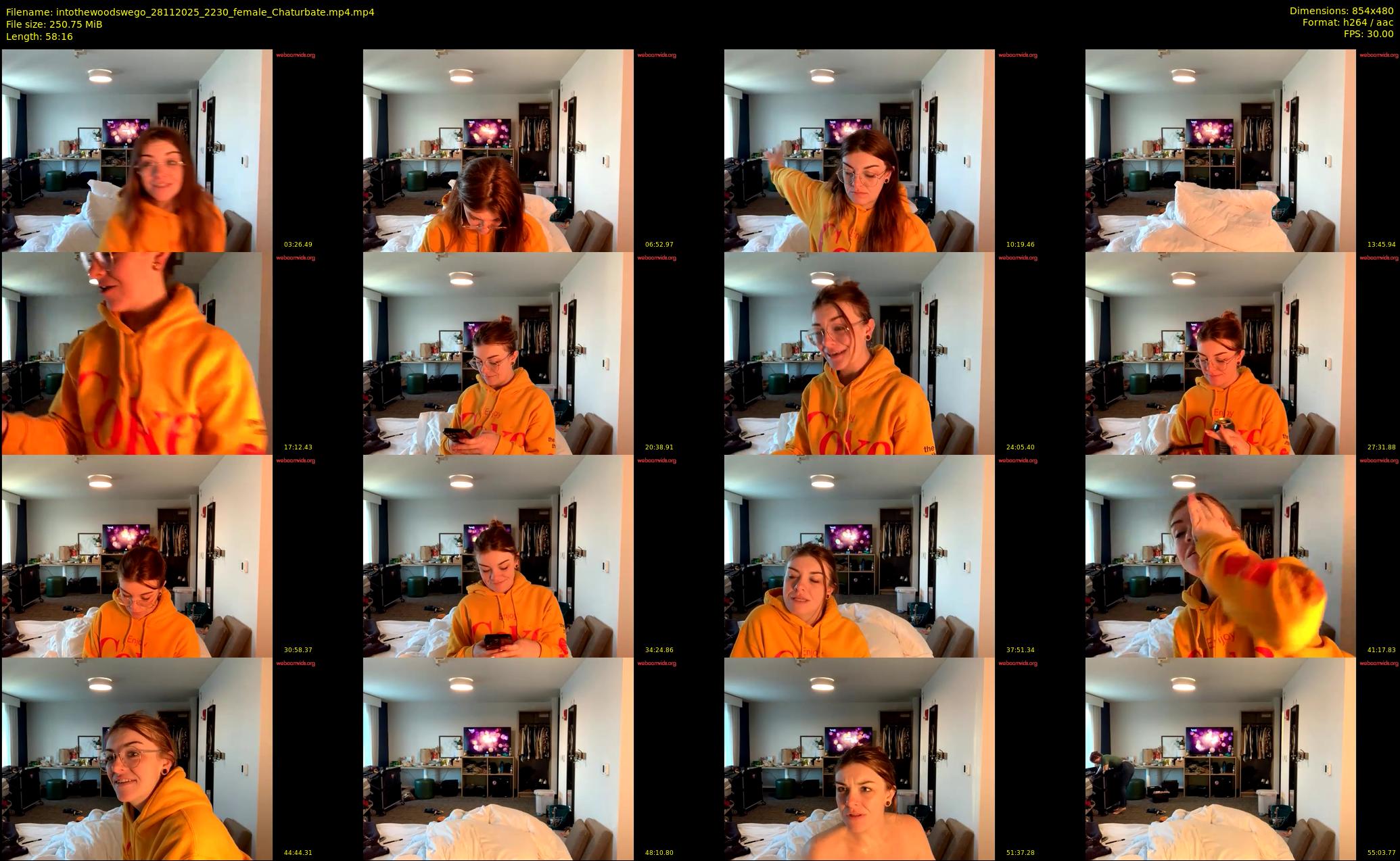 intothewoodswego — 59 minute Chaturbate female cam show recording, 480p, Nov 28, 2025