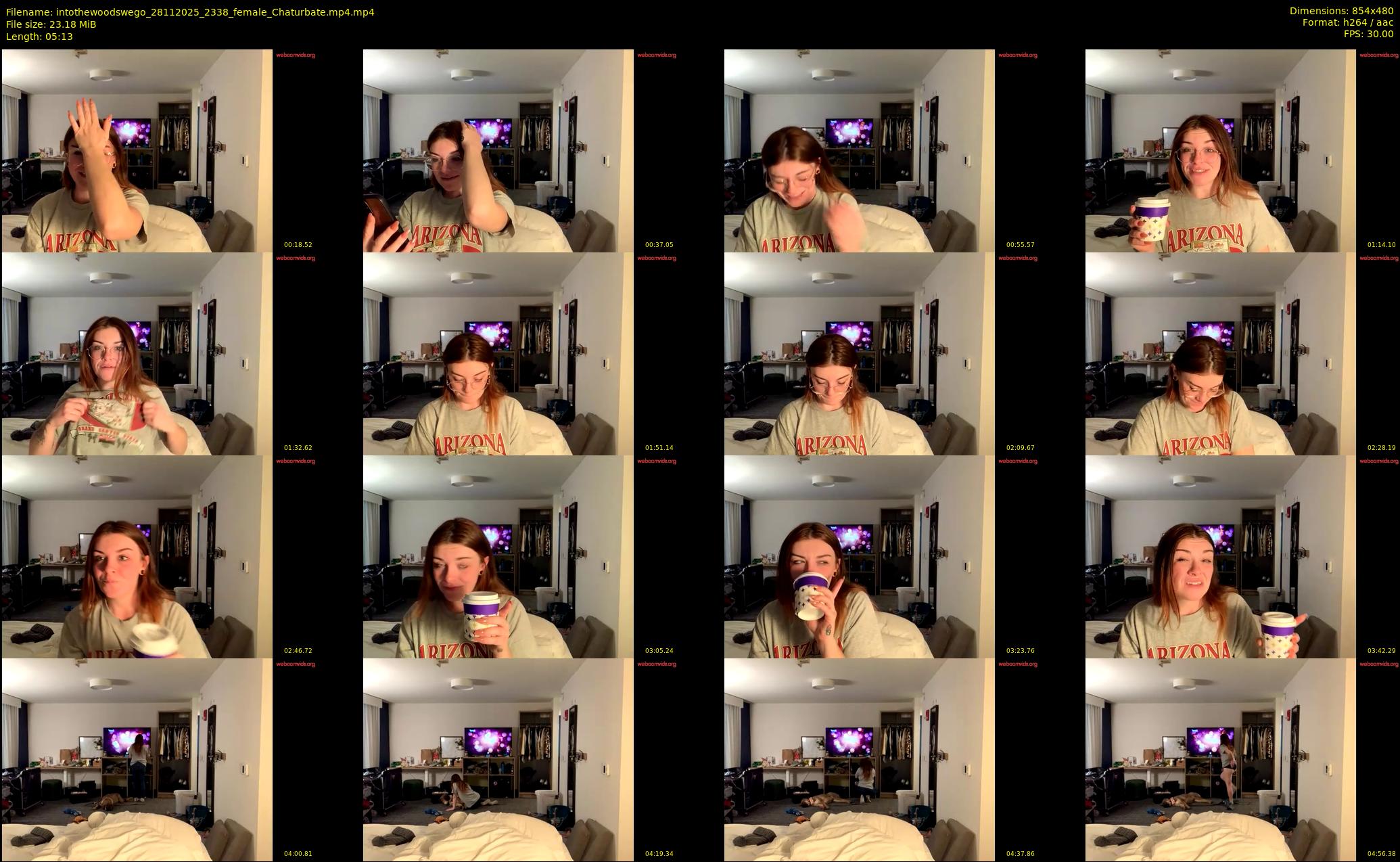 intothewoodswego — 6 minute Chaturbate female cam show recording, 480p, Nov 28, 2025