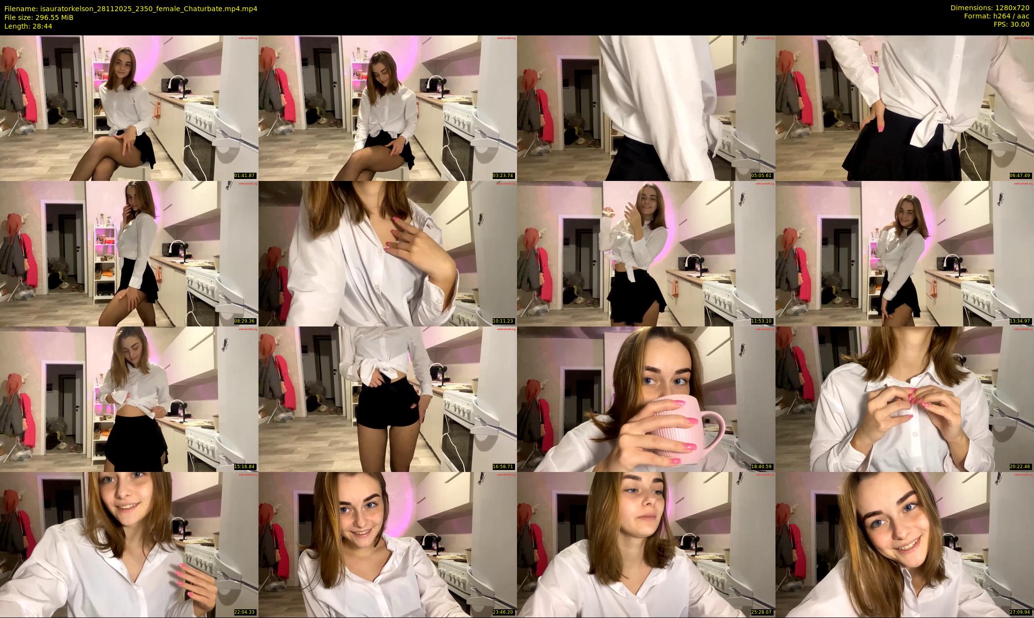 isauratorkelson — 29 minute Chaturbate female cam show recording, 720p, Nov 28, 2025