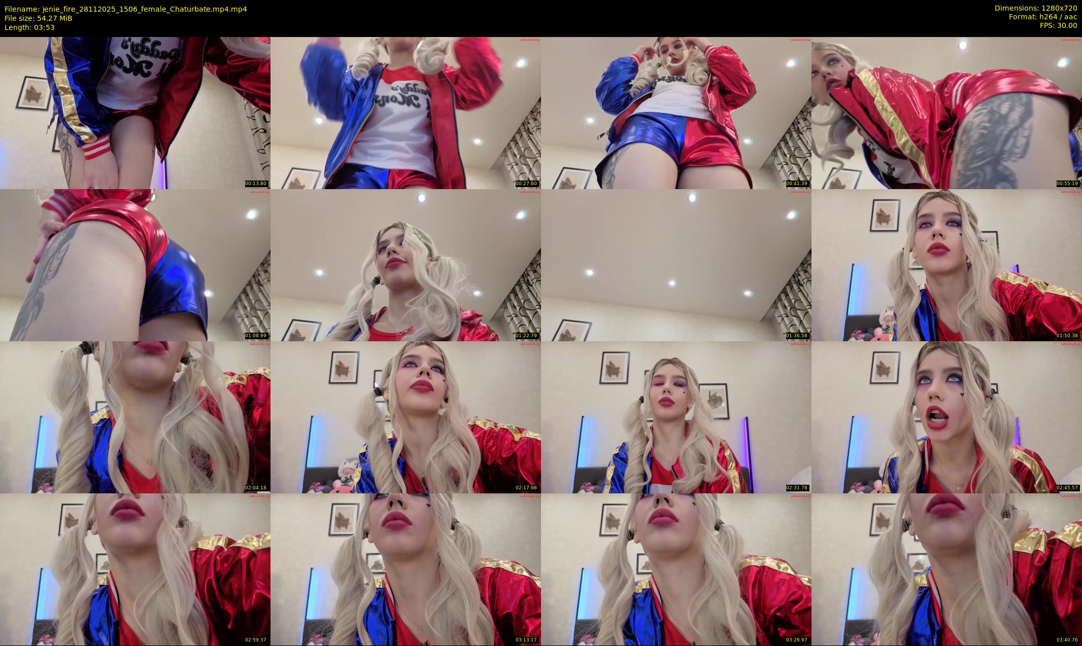 jenie_fire — 4 minute Chaturbate female cam show recording, 720p, Nov 28, 2025
