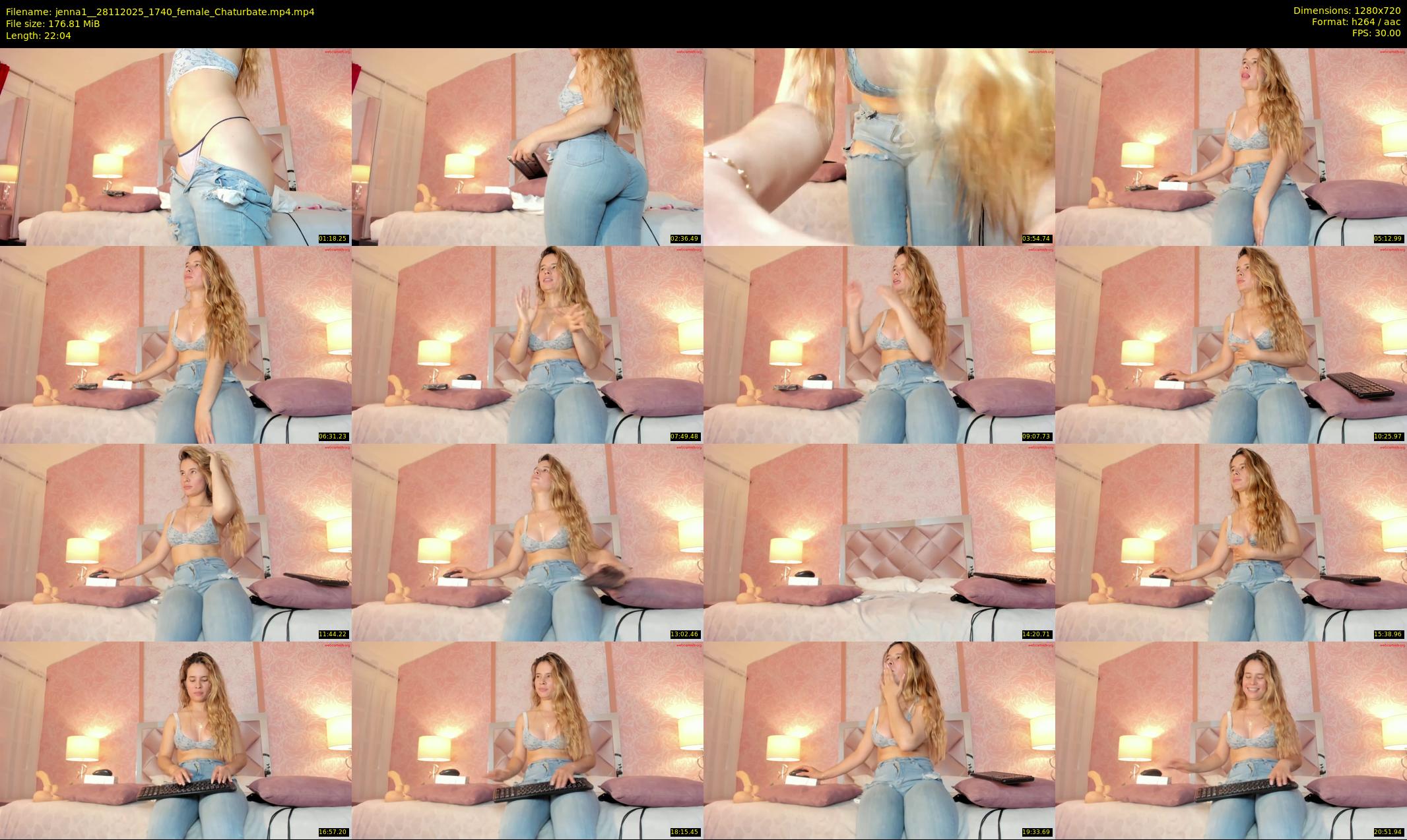 jenna1_ — 23 minute Chaturbate female cam show recording, 720p, Nov 28, 2025