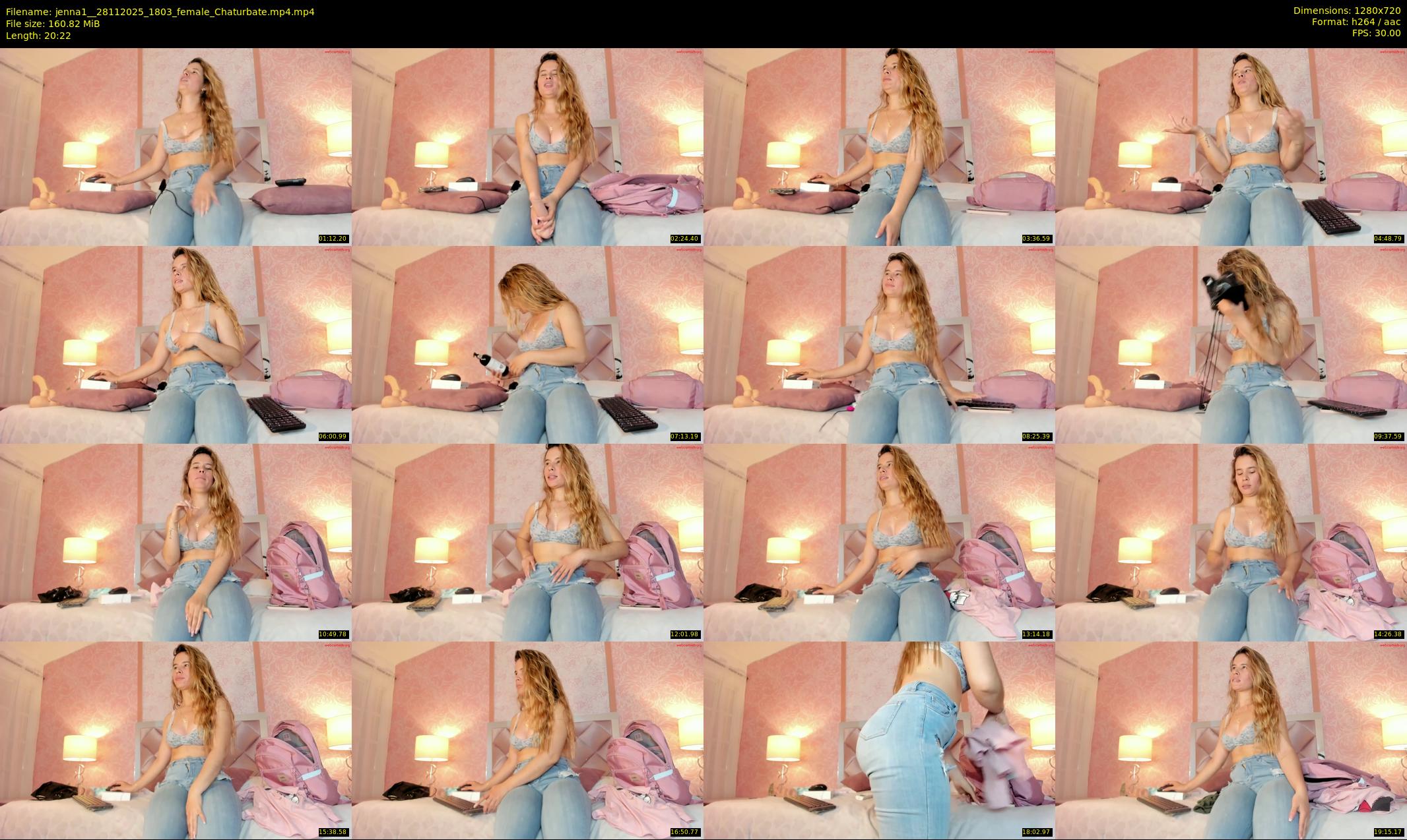 jenna1_ — 21 minute Chaturbate female cam show recording, 720p, Nov 28, 2025