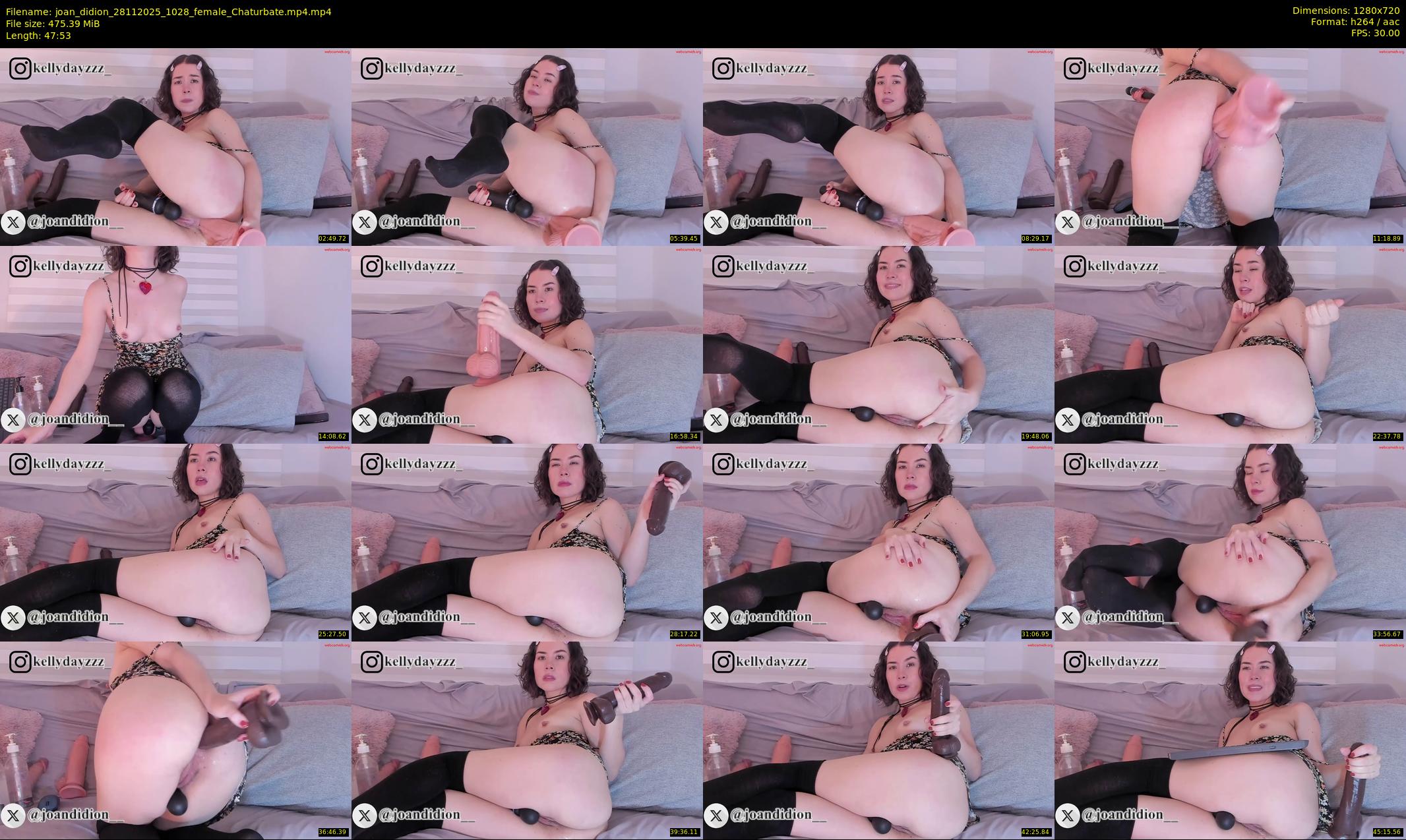 joan_didion — 48 minute Chaturbate female cam show recording, 720p, Nov 28, 2025