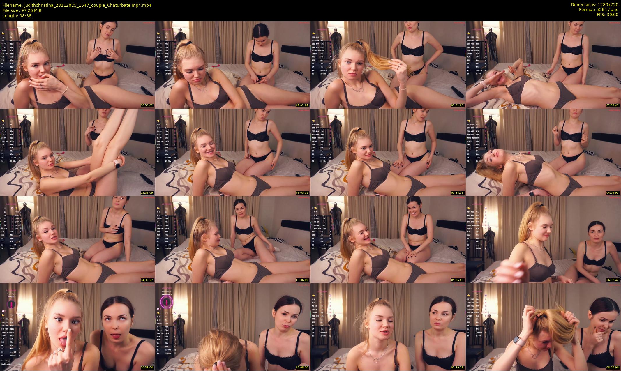 judithchristina — 9 minute Chaturbate female cam show recording, 720p, Nov 28, 2025