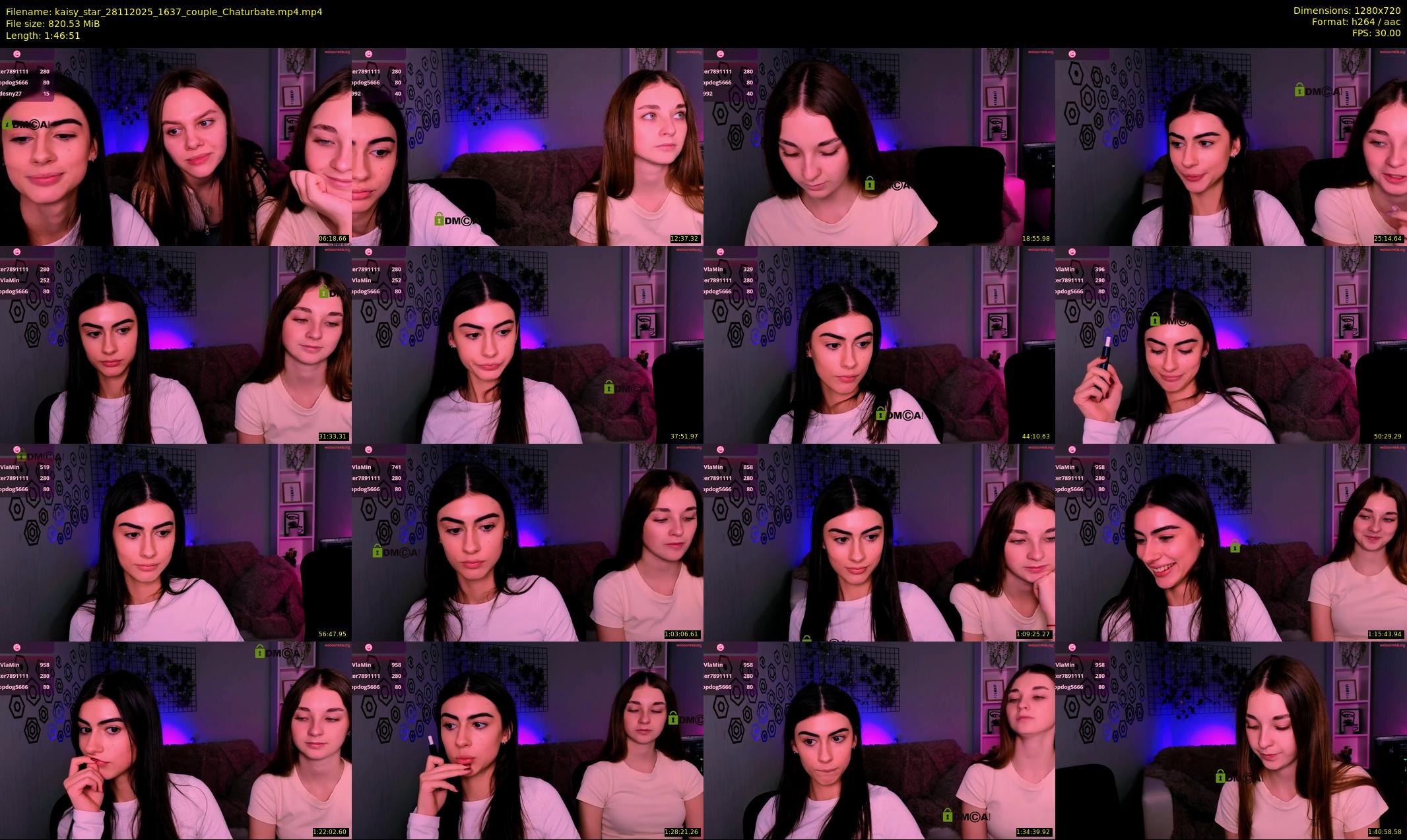 kaisy_star — 107 minute Chaturbate female cam show recording, 720p, Nov 28, 2025