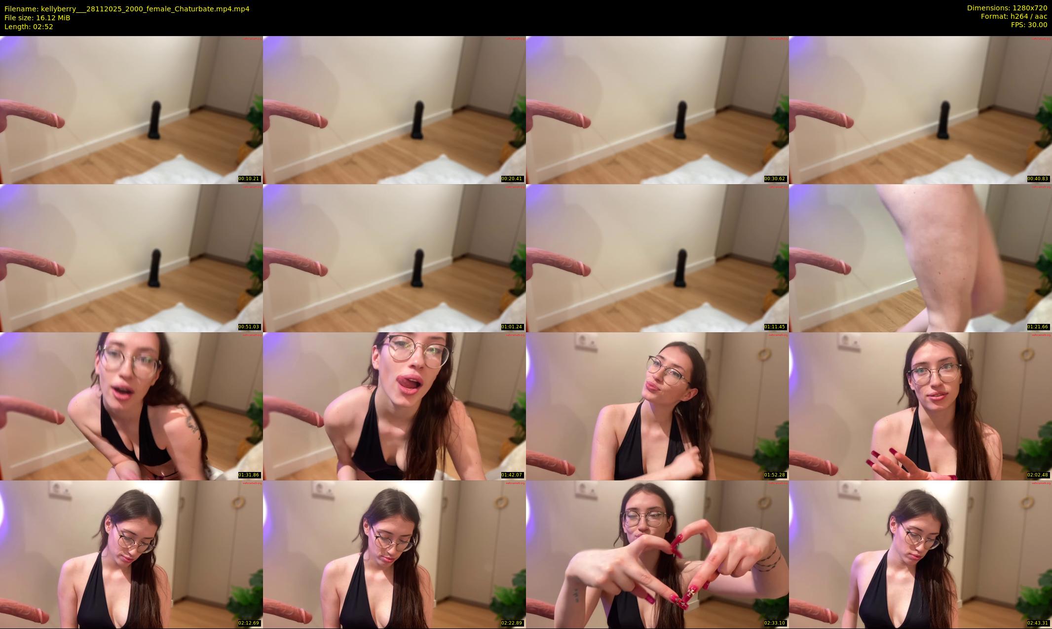 kellyberry__ — 3 minute Chaturbate female cam show recording, 720p, Nov 28, 2025