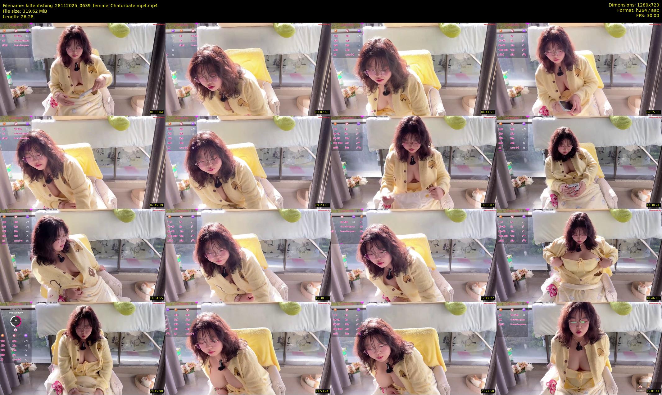 kittenfishing — 27 minute Chaturbate female cam show recording, 720p, Nov 28, 2025