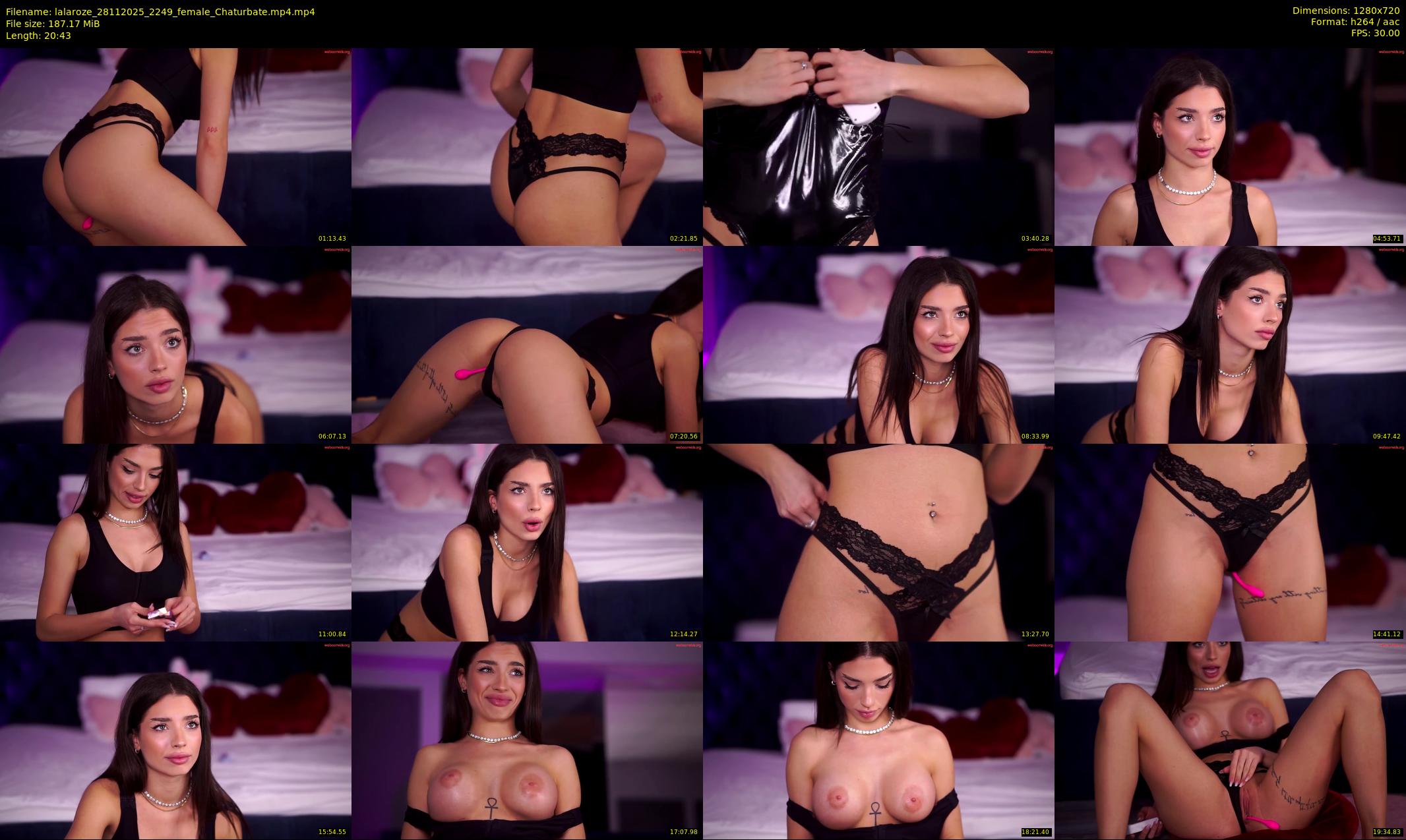 lalaroze — 21 minute Chaturbate female cam show recording, 720p, Nov 28, 2025