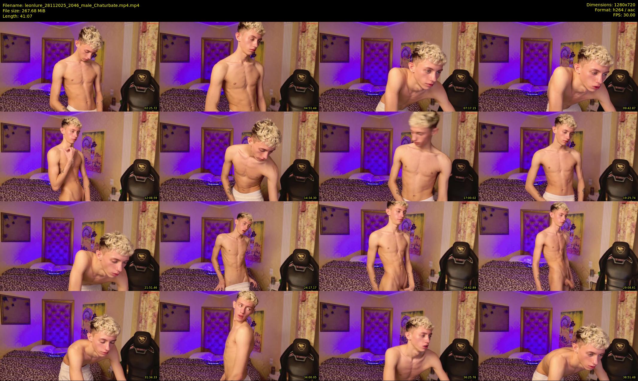 leonlure — 42 minute Chaturbate male cam show recording, 720p, Nov 28, 2025