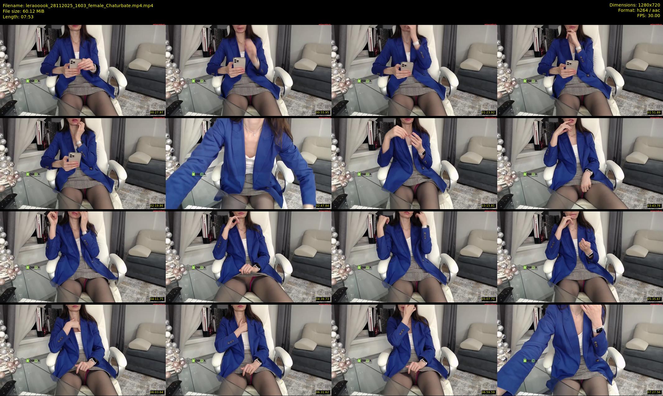 leraooook — 8 minute Chaturbate female cam show recording, 720p, Nov 28, 2025