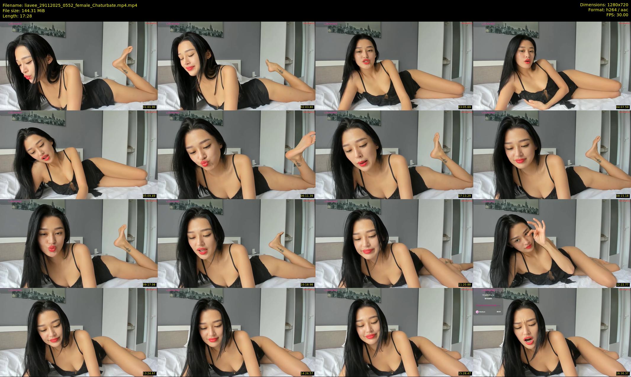 liavee — 18 minute Chaturbate female cam show recording, 720p, Nov 29, 2025