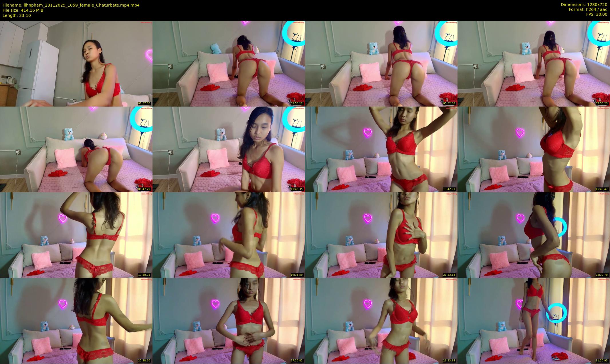 lihnpham — 34 minute Chaturbate female cam show recording, 720p, Nov 28, 2025