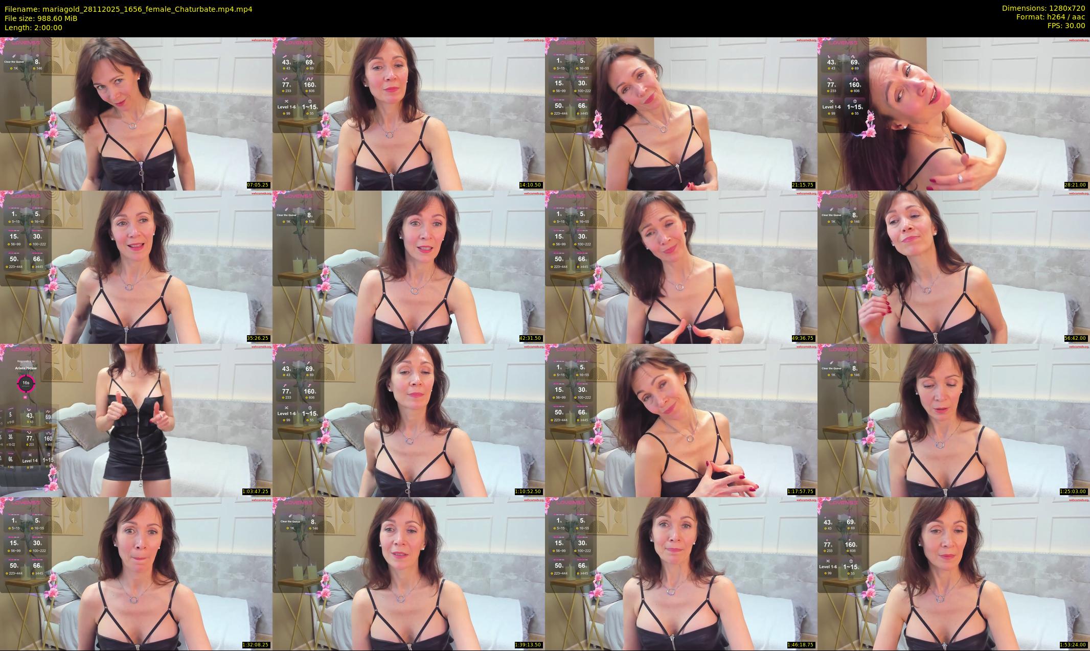 mariagold — 120 minute Chaturbate female cam show recording, 720p, Nov 28, 2025