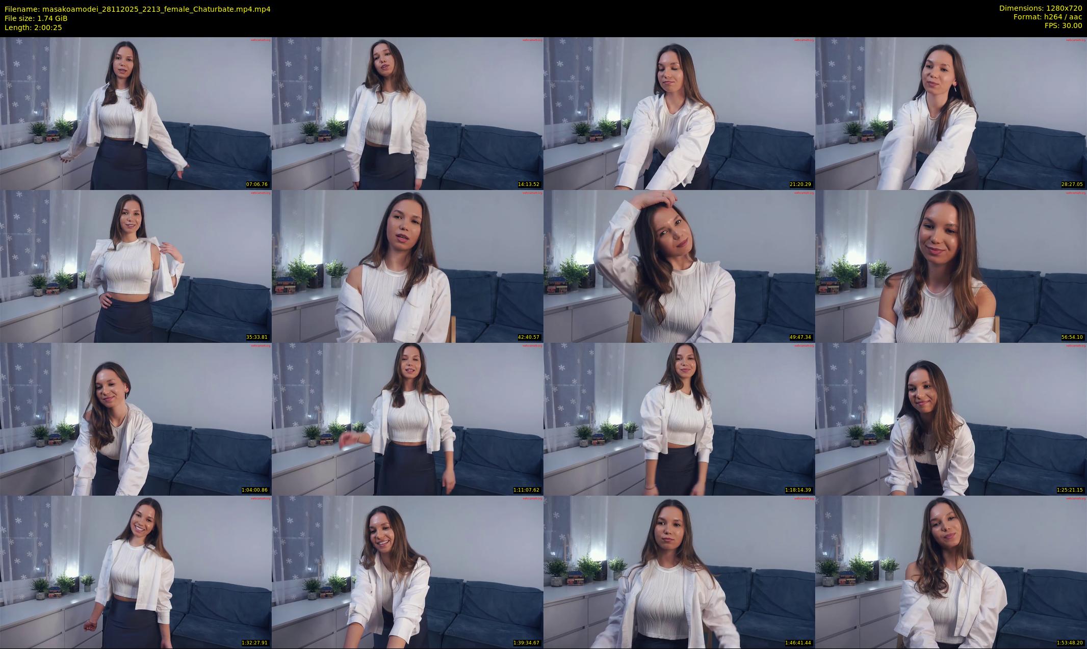 masakoamodei — 121 minute Chaturbate female cam show recording, 720p, Nov 28, 2025