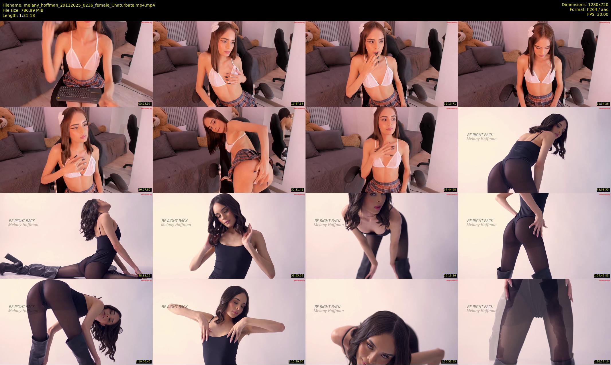 melany_hoffman — 92 minute Chaturbate female cam show recording, 720p, Nov 29, 2025