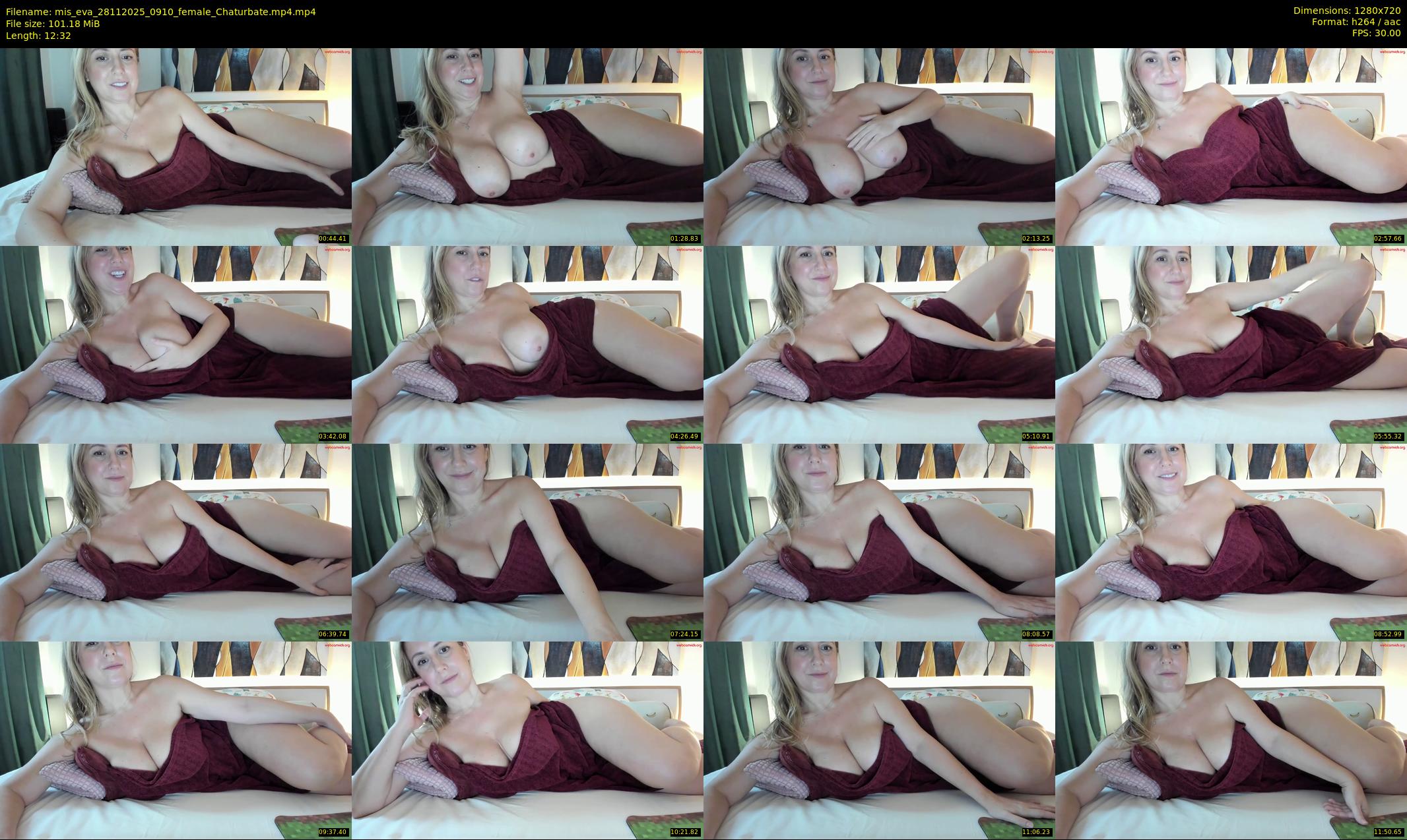 mis_eva — 13 minute Chaturbate female cam show recording, 720p, Nov 28, 2025