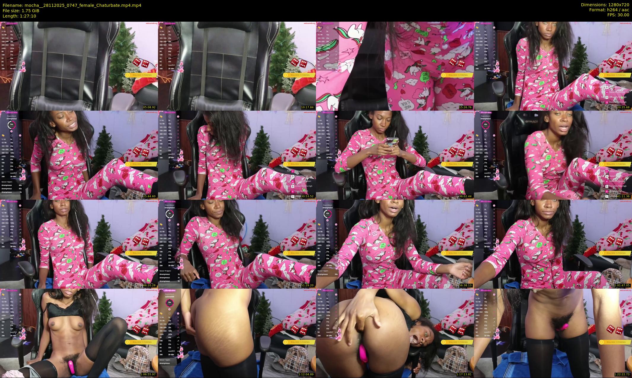 mocha_ — 88 minute Chaturbate female cam show recording, 720p, Nov 28, 2025