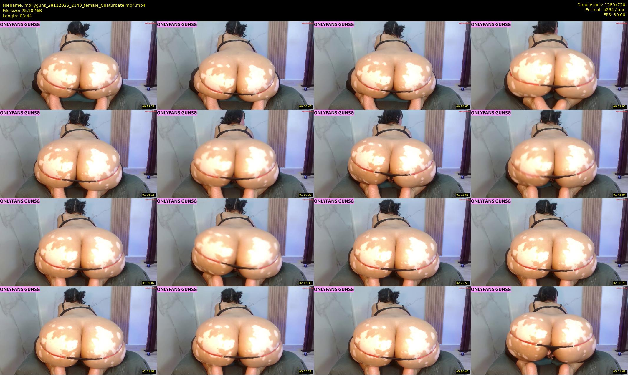 mollyguns — 4 minute Chaturbate female cam show recording, 720p, Nov 28, 2025