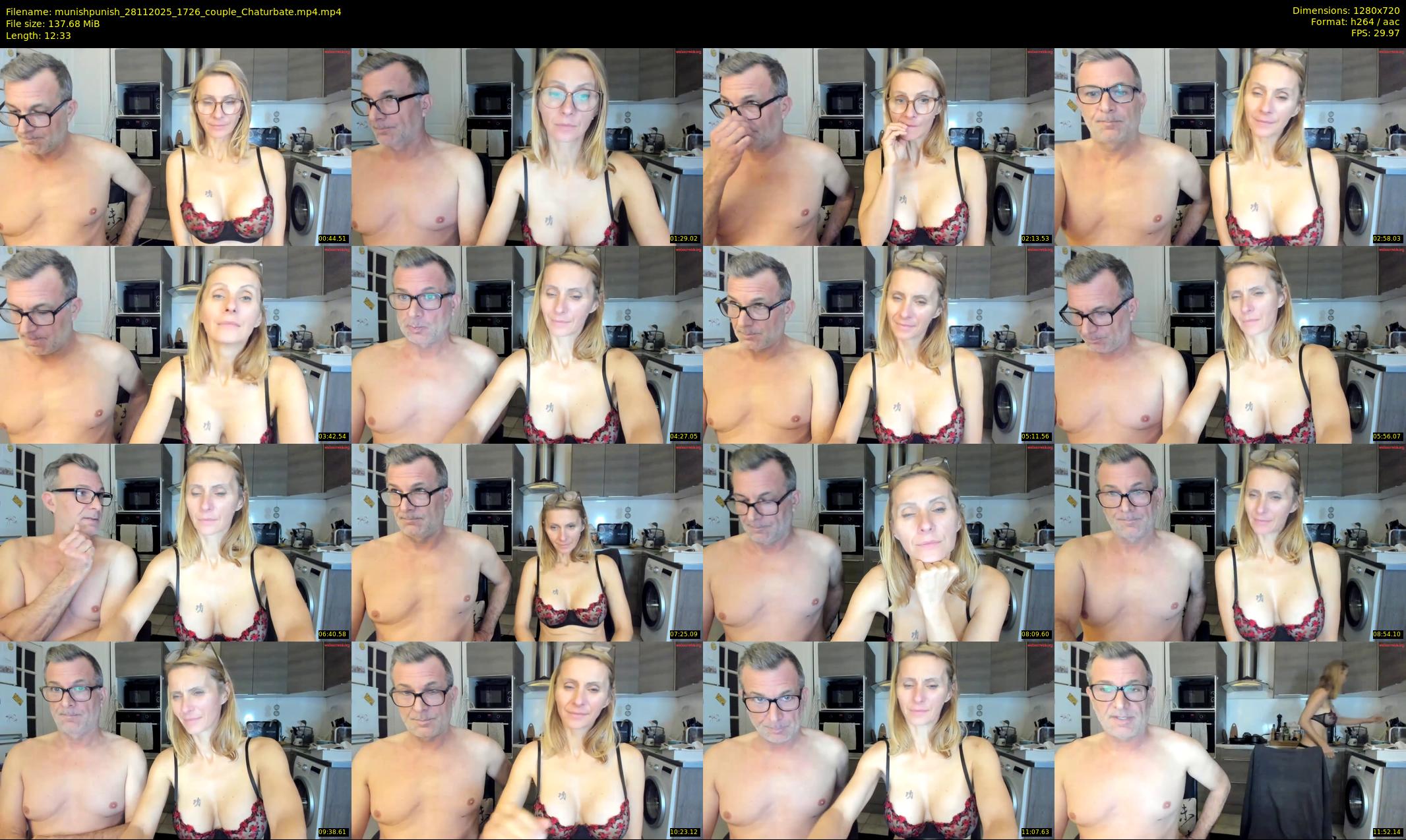 munishpunish — 13 minute Chaturbate couple cam show recording, 720p, Nov 28, 2025