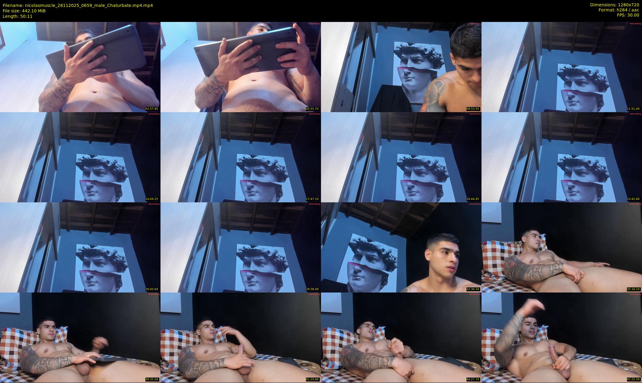 nicolasmuscle — 51 minute Chaturbate male cam show recording, 720p, Nov 28, 2025