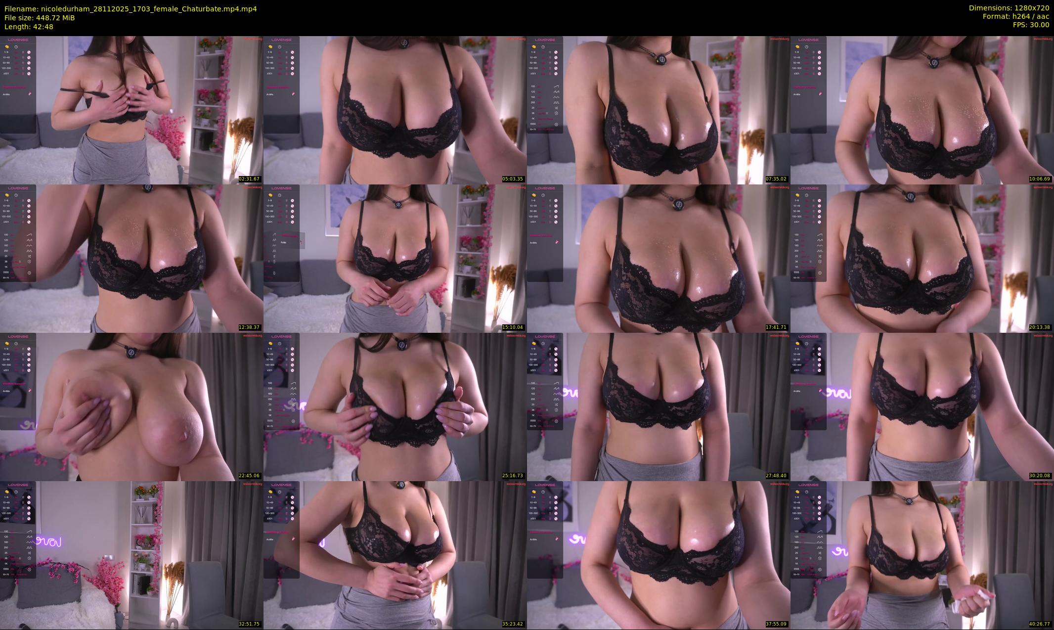 nicoledurham — 43 minute Chaturbate female cam show recording, 720p, Nov 28, 2025
