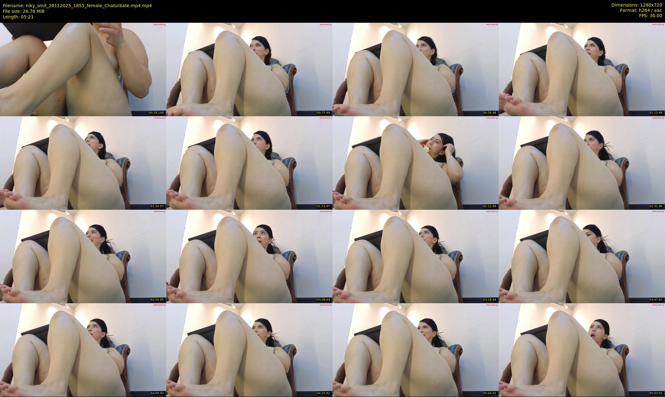 niky_smit — 6 minute Chaturbate female cam show recording, 720p, Nov 28, 2025
