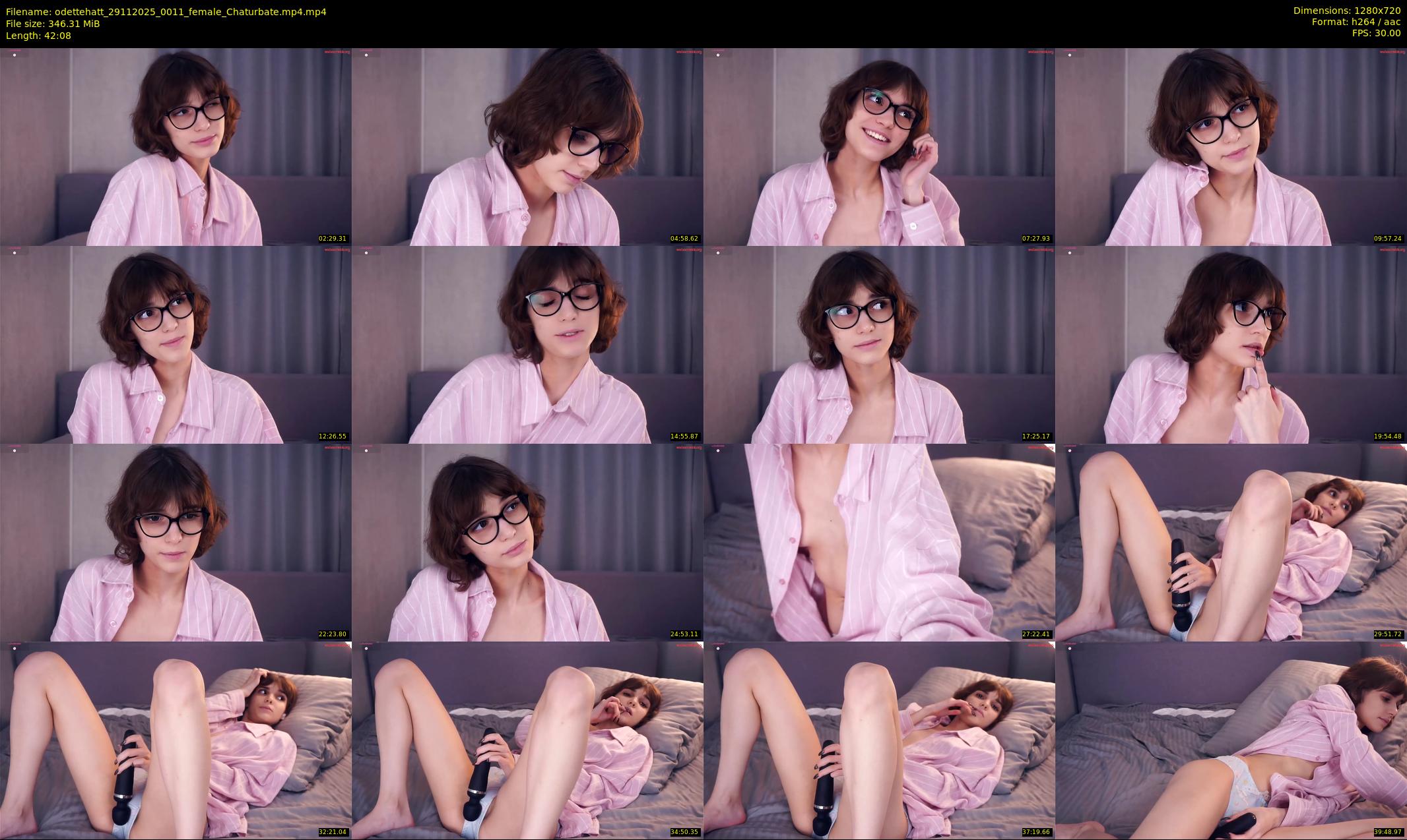 odettehatt — 43 minute Chaturbate female cam show recording, 720p, Nov 29, 2025