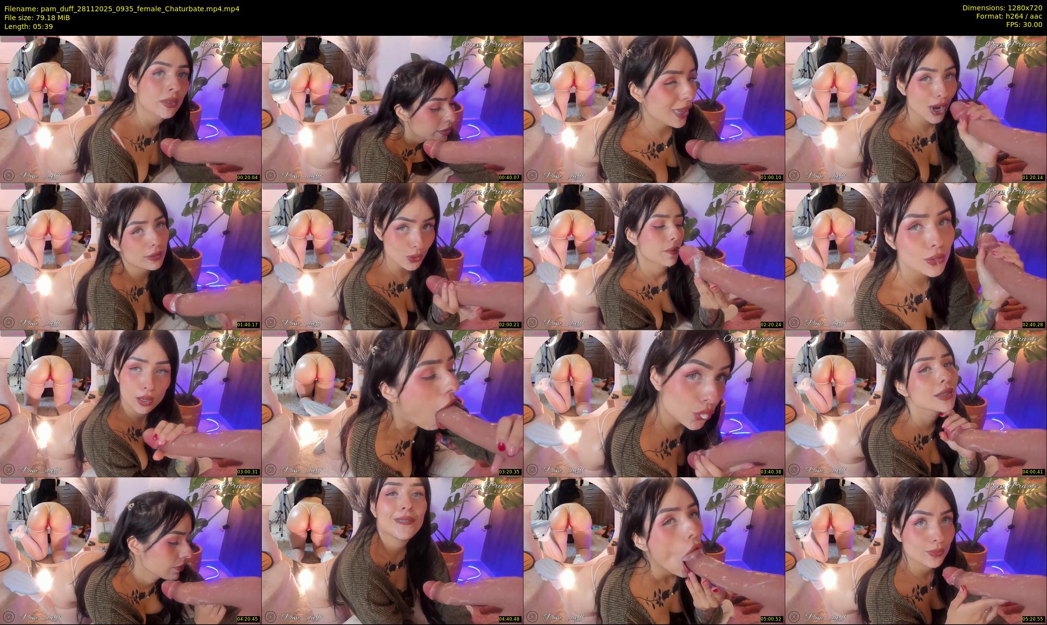pam_duff — 6 minute Chaturbate female cam show recording, 720p, Nov 28, 2025