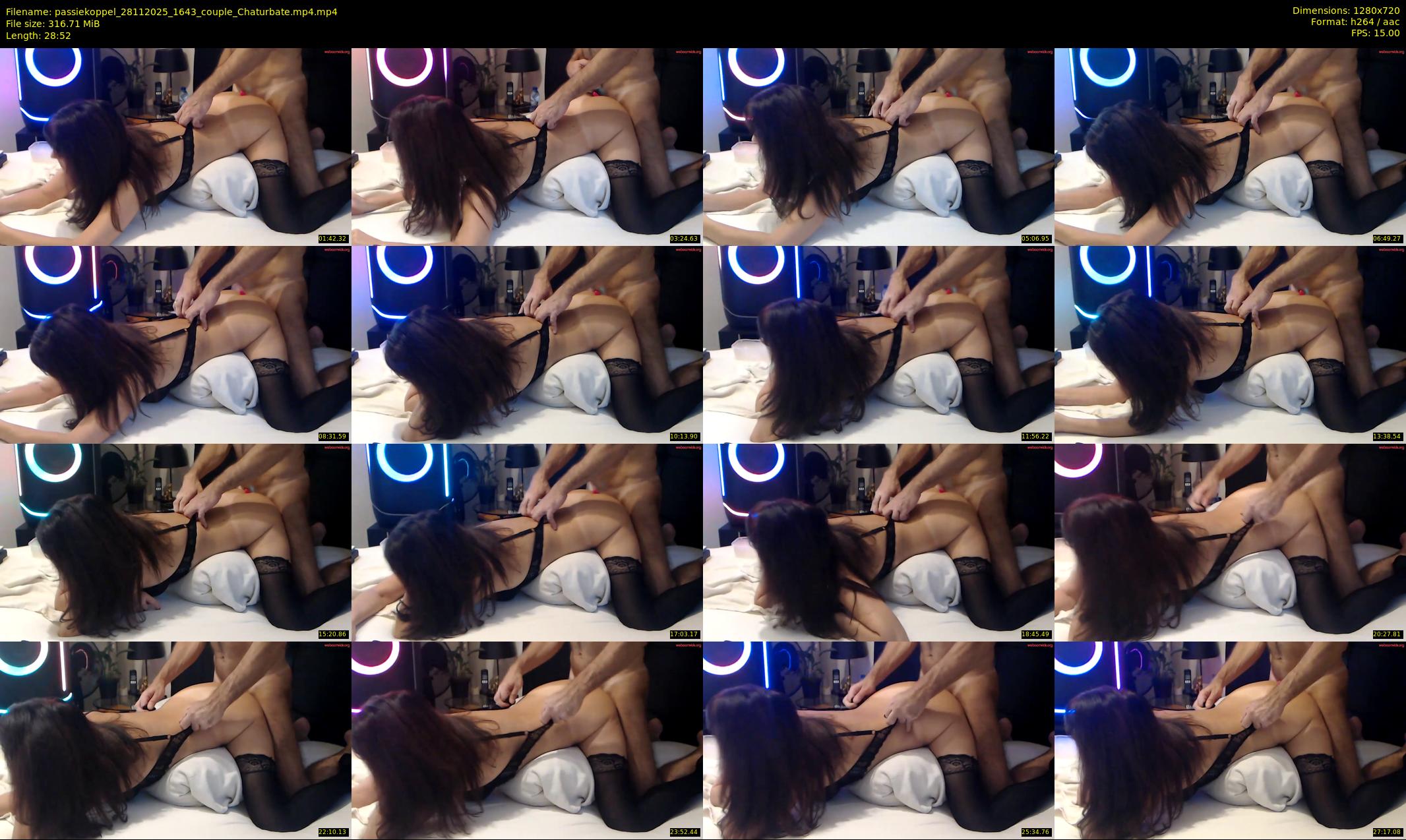 passiekoppel — 29 minute Chaturbate couple cam show recording, 720p, Nov 28, 2025