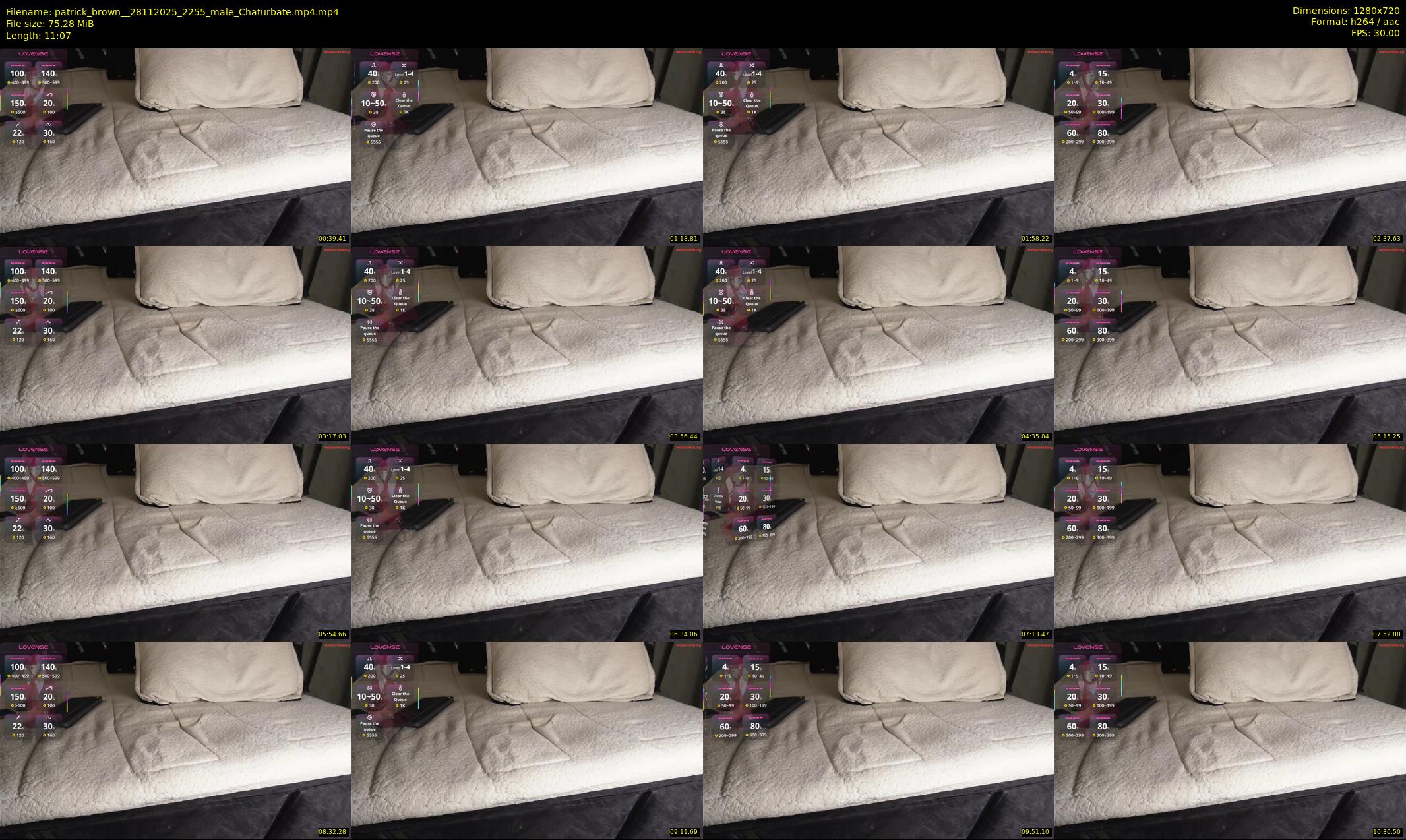 patrick_brown_ — 12 minute Chaturbate male cam show recording, 720p, Nov 28, 2025