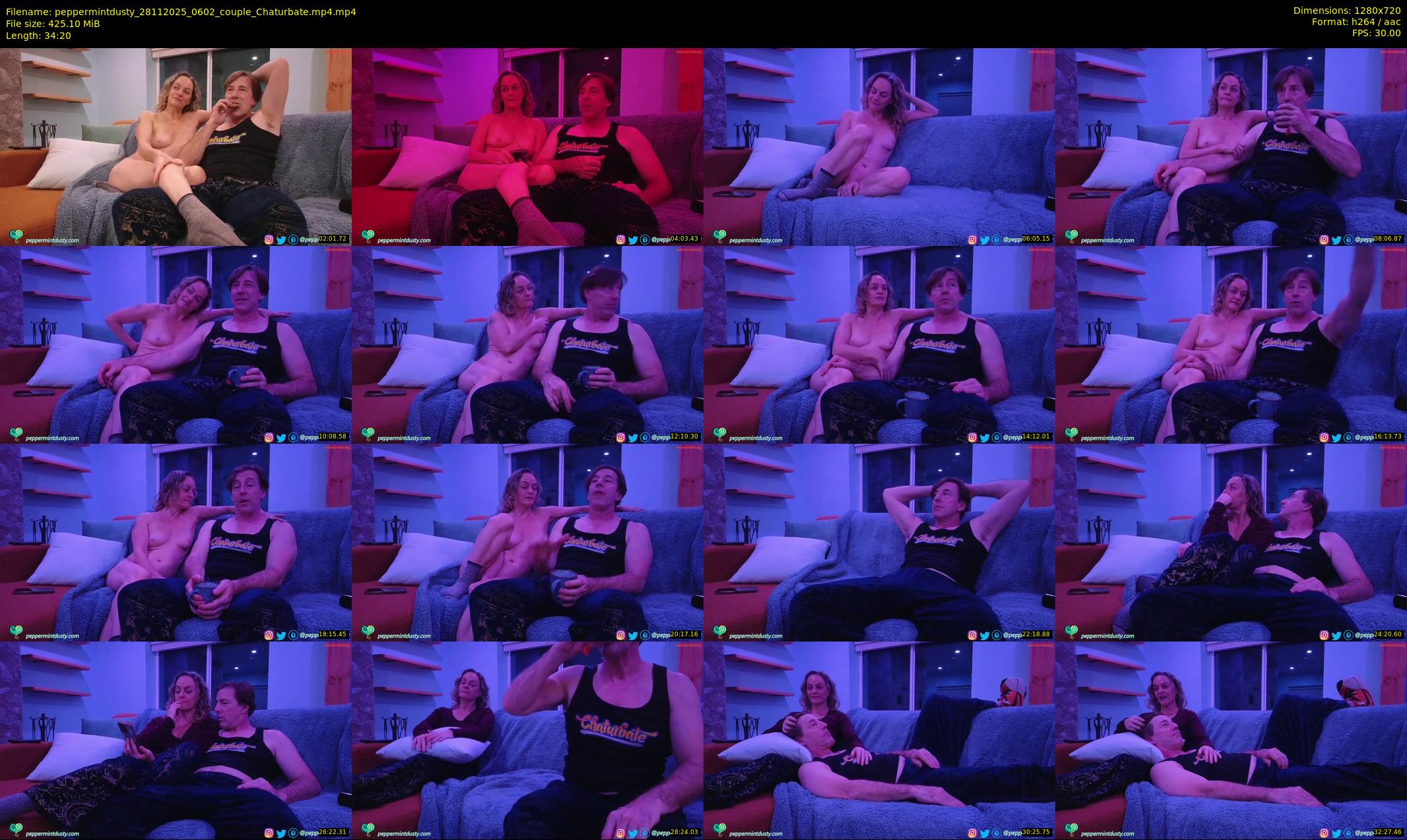 peppermintdusty — 35 minute Chaturbate couple cam show recording, 720p, Nov 28, 2025