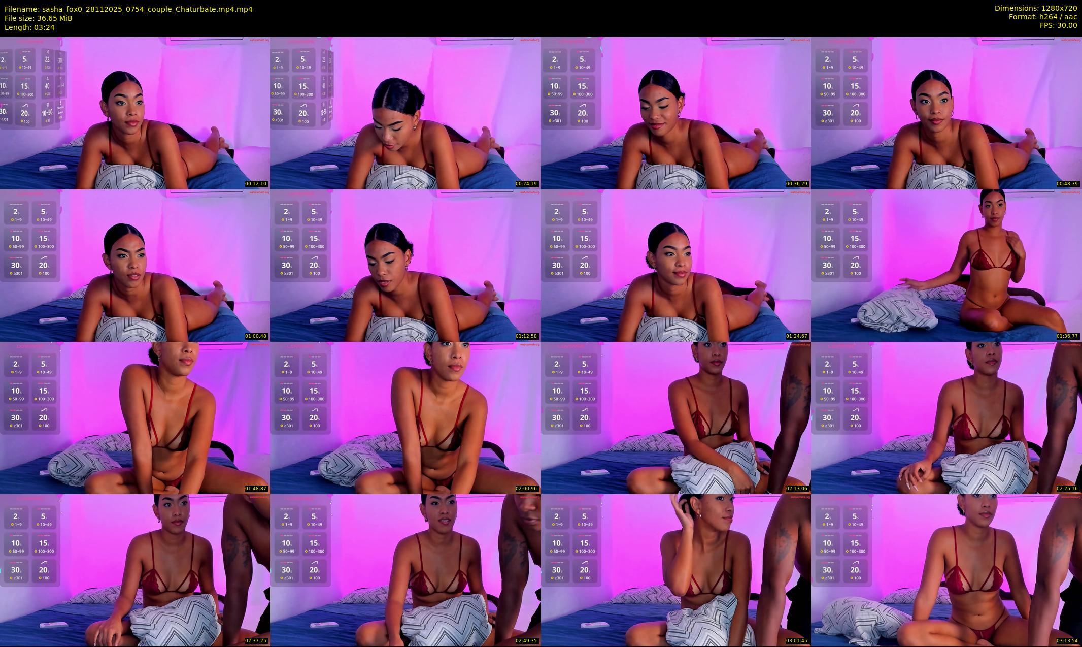 sasha_fox0 — 4 minute Chaturbate couple cam show recording, 720p, Nov 28, 2025