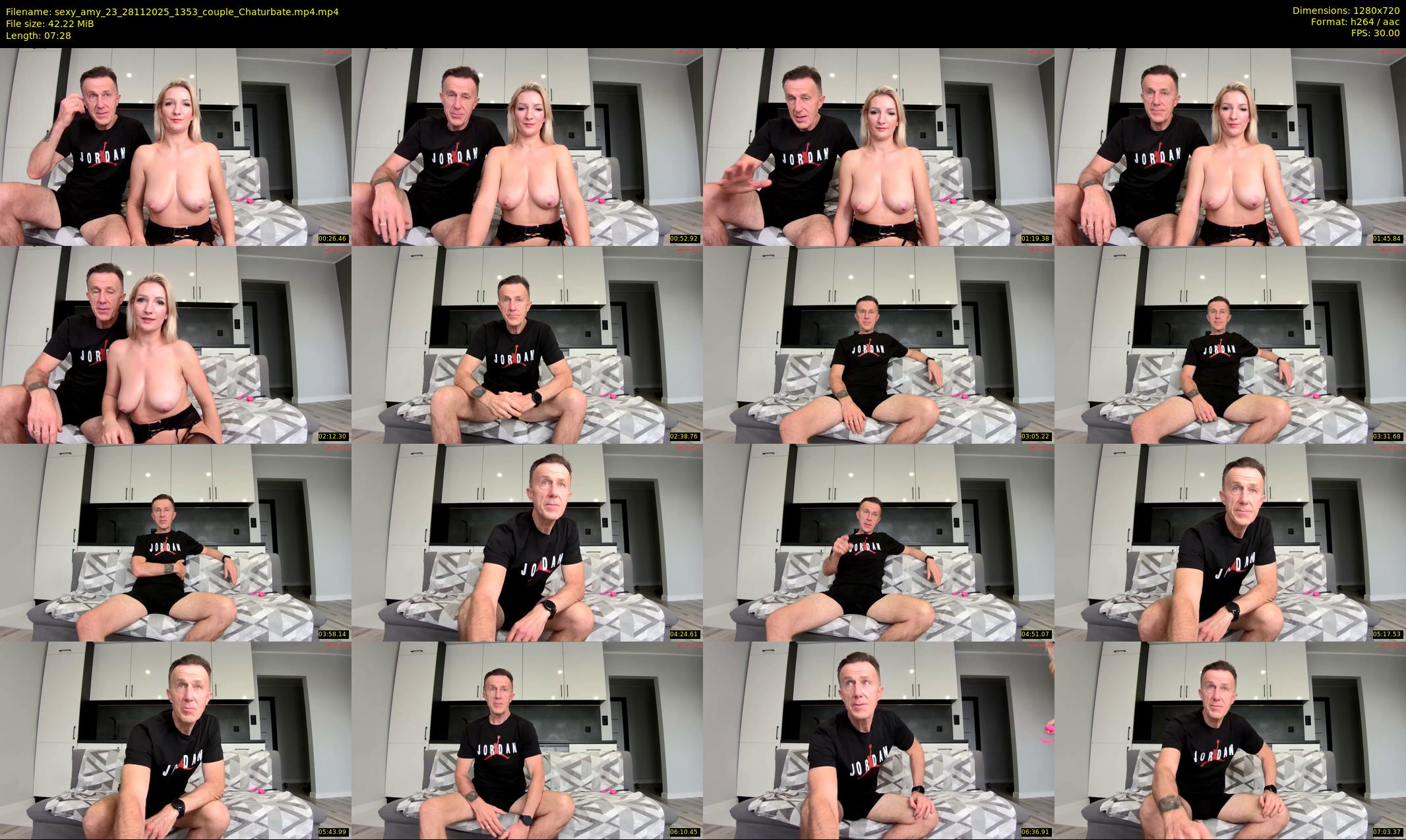 sexy_amy_23 — 8 minute Chaturbate couple cam show recording, 720p, Nov 28, 2025