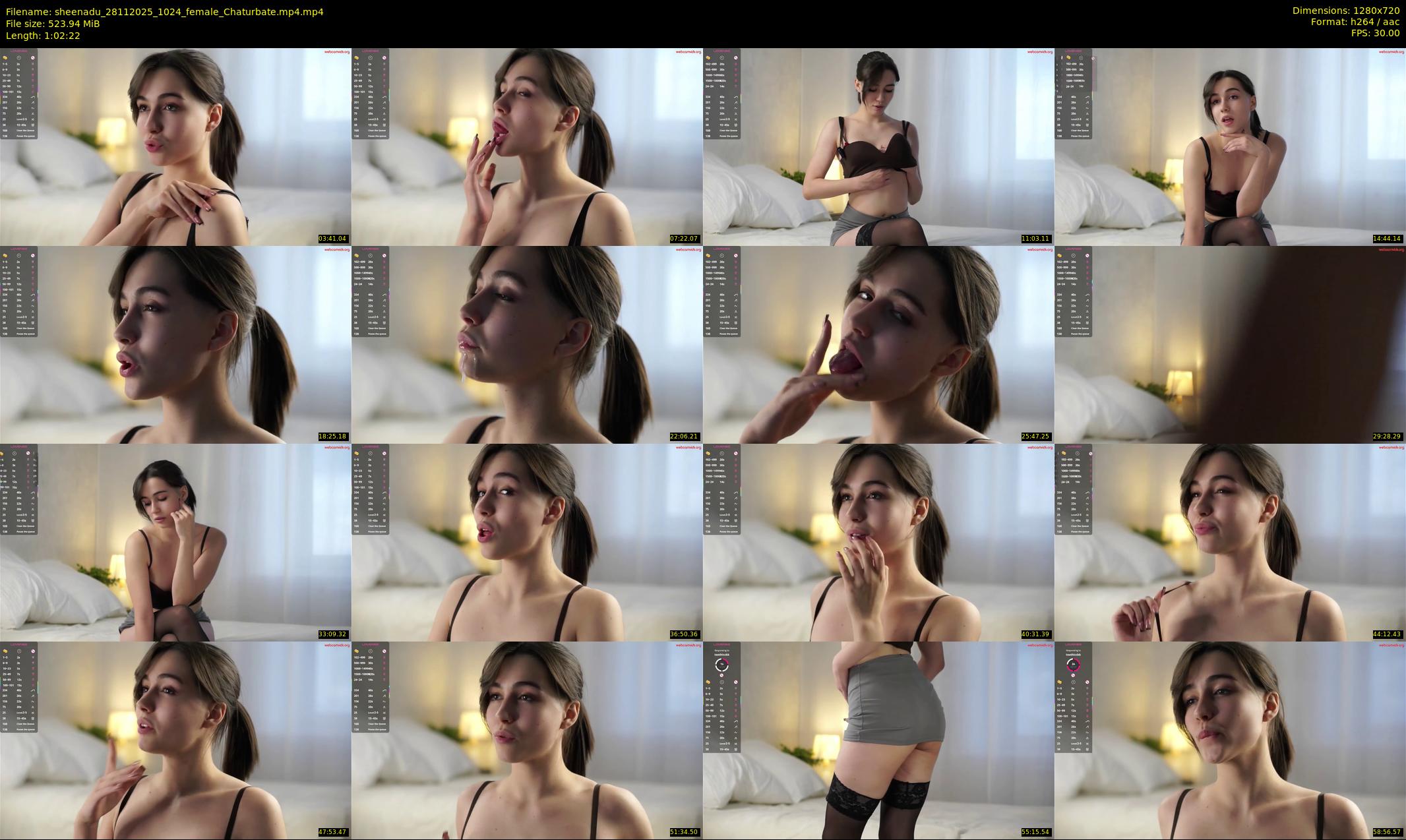 sheenadu — 63 minute Chaturbate female cam show recording, 720p, Nov 28, 2025