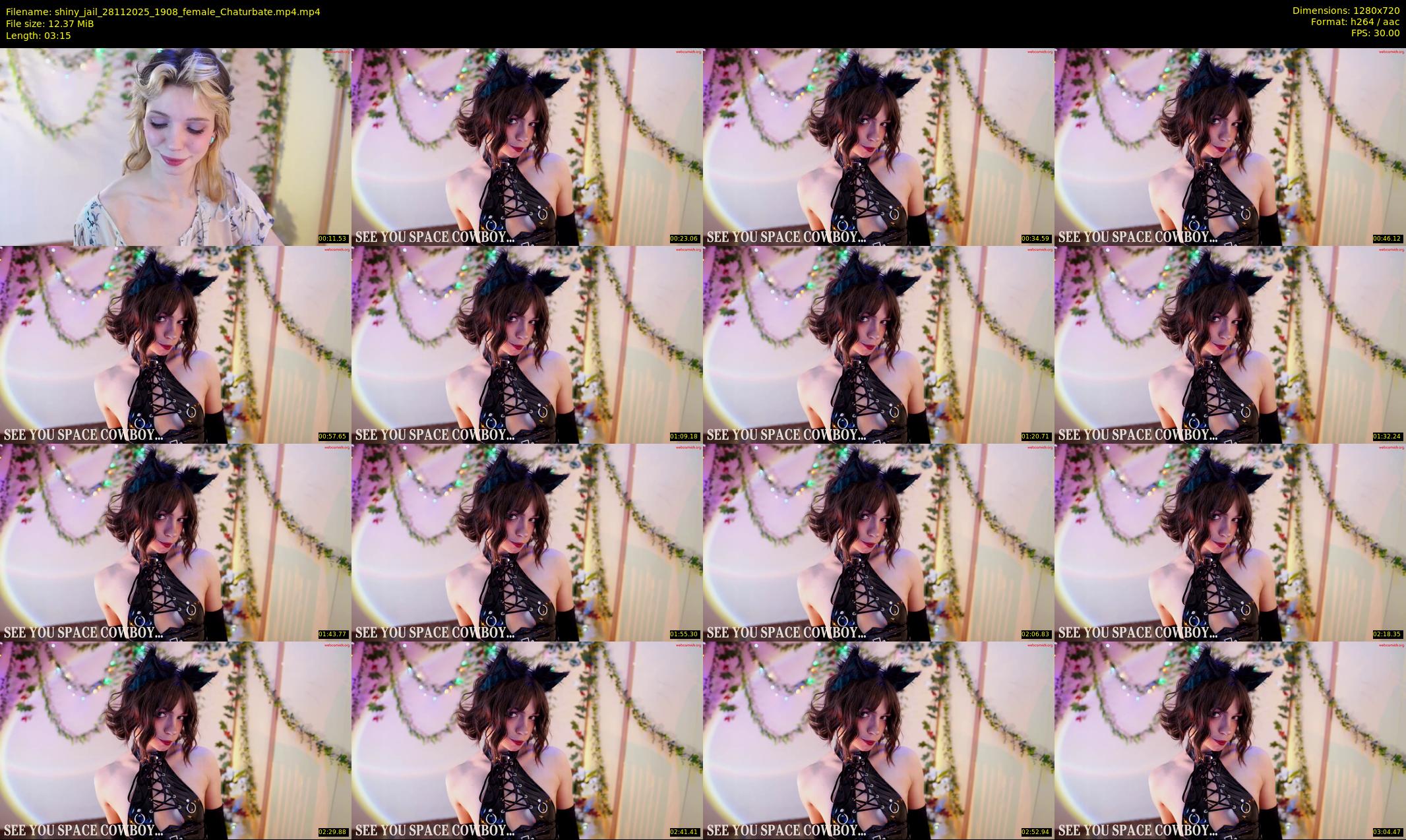 shiny_jail — 4 minute Chaturbate female cam show recording, 720p, Nov 28, 2025